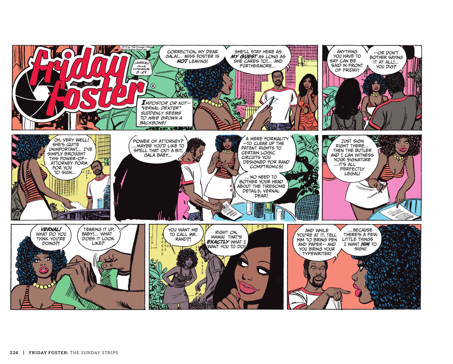 Read online Friday Foster: The Sunday Strips comic -  Issue # TPB (Part 3) - 27