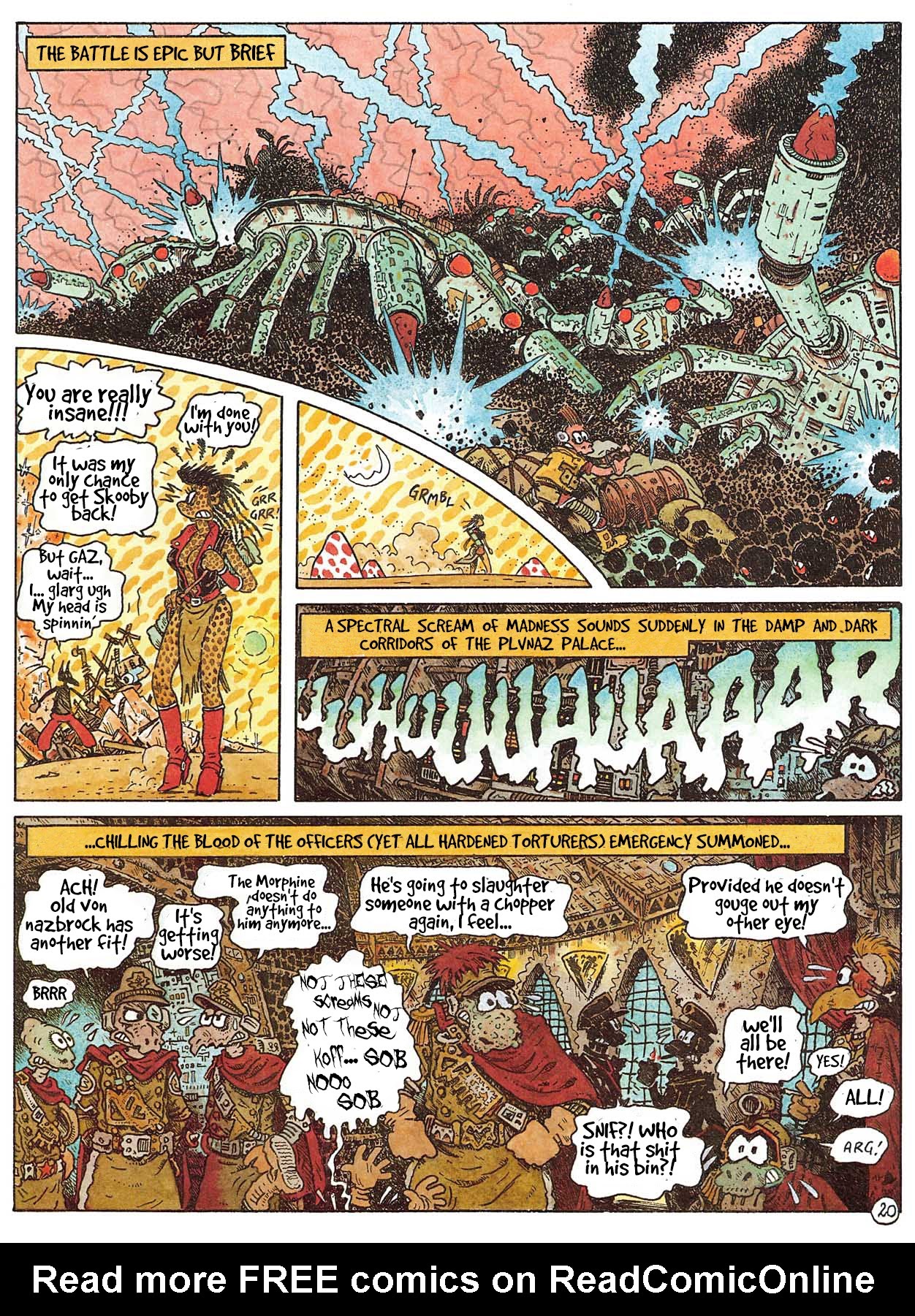 Read online Gazoline and the Red Planet comic -  Issue # Full - 23