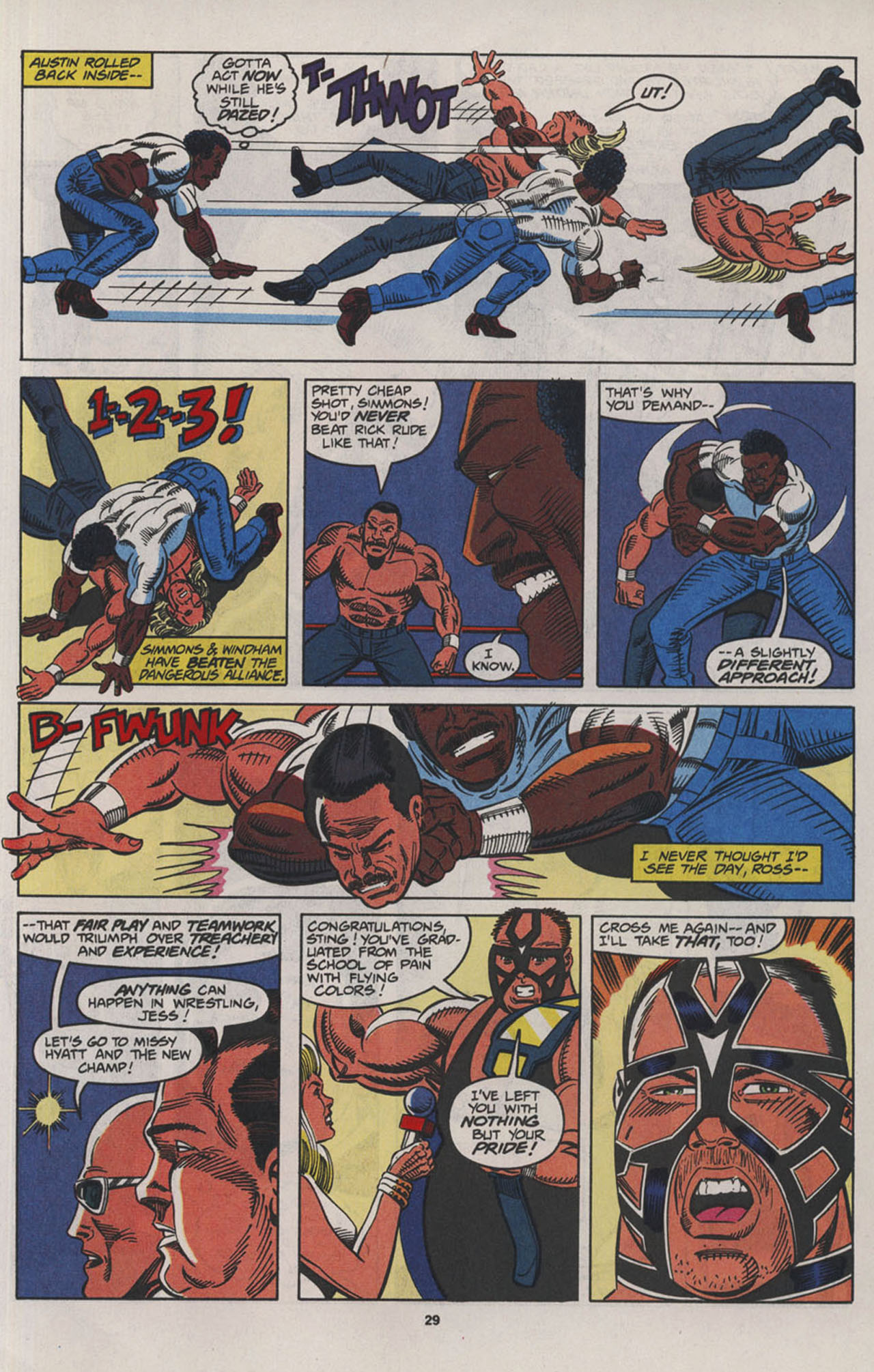 Read online WCW World Championship Wrestling comic -  Issue #12 - 30
