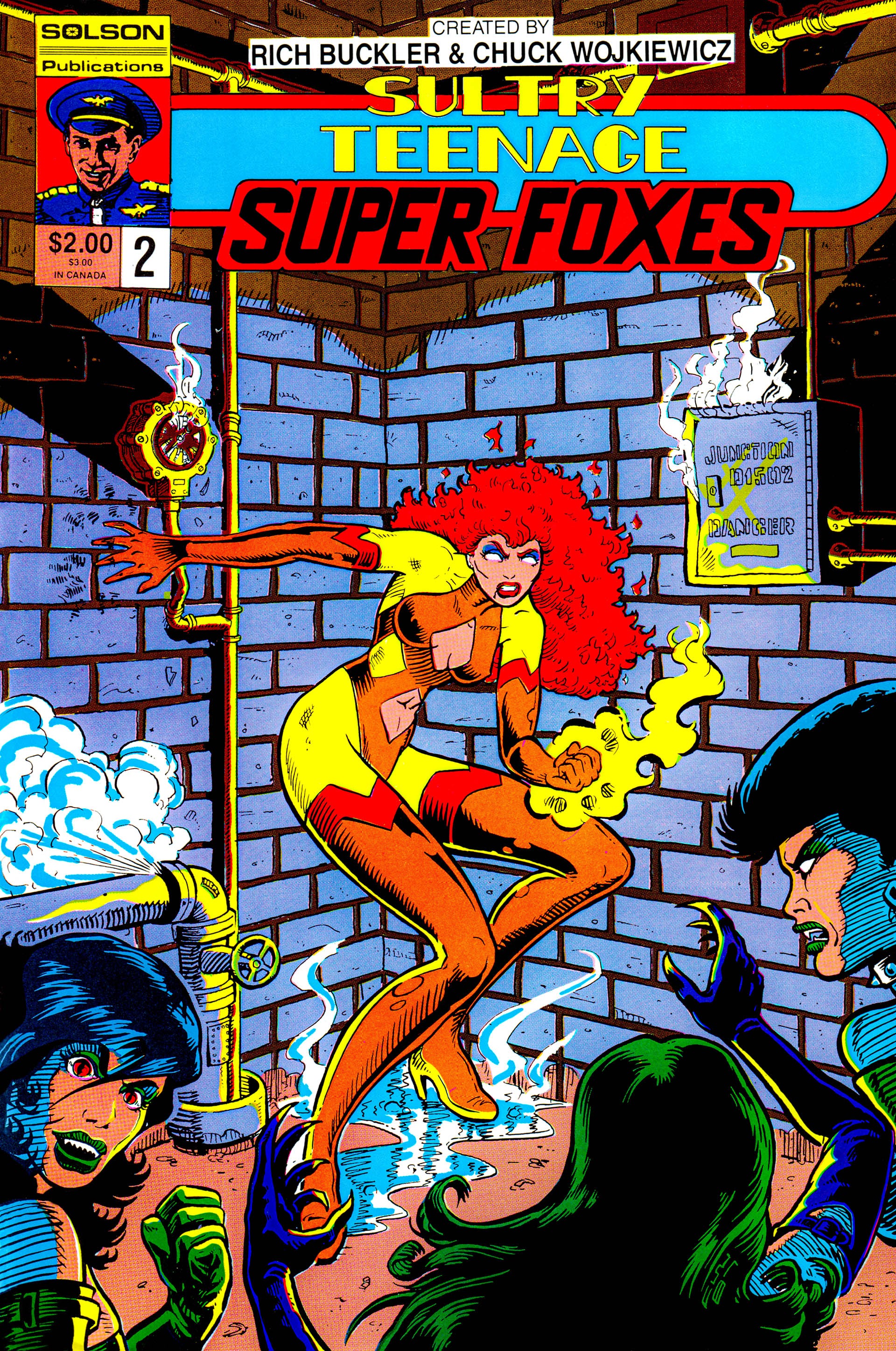 Read online Sultry Teenage Super Foxes comic -  Issue #2 - 1