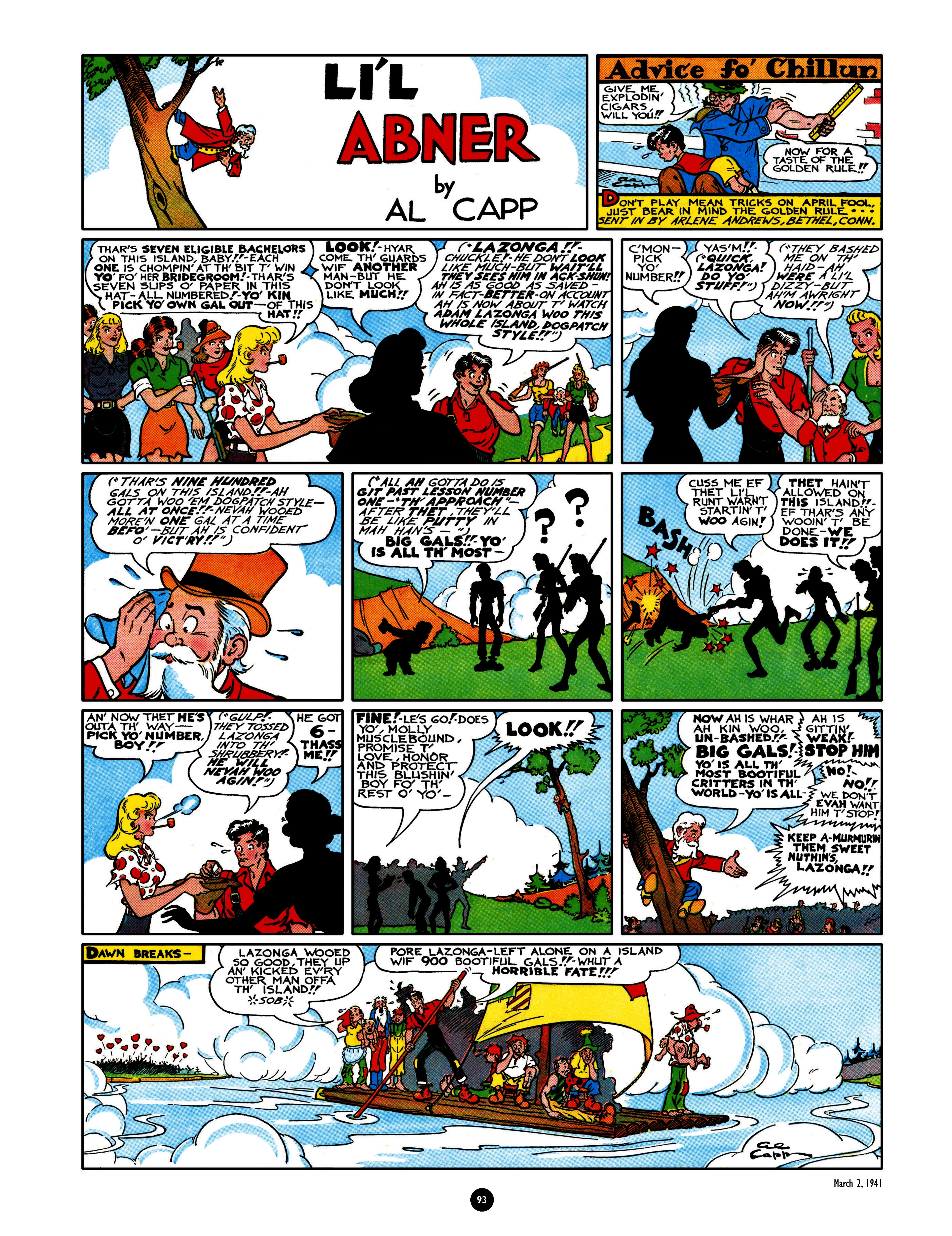 Read online Al Capp's Li'l Abner Complete Daily & Color Sunday Comics comic -  Issue # TPB 4 (Part 1) - 94