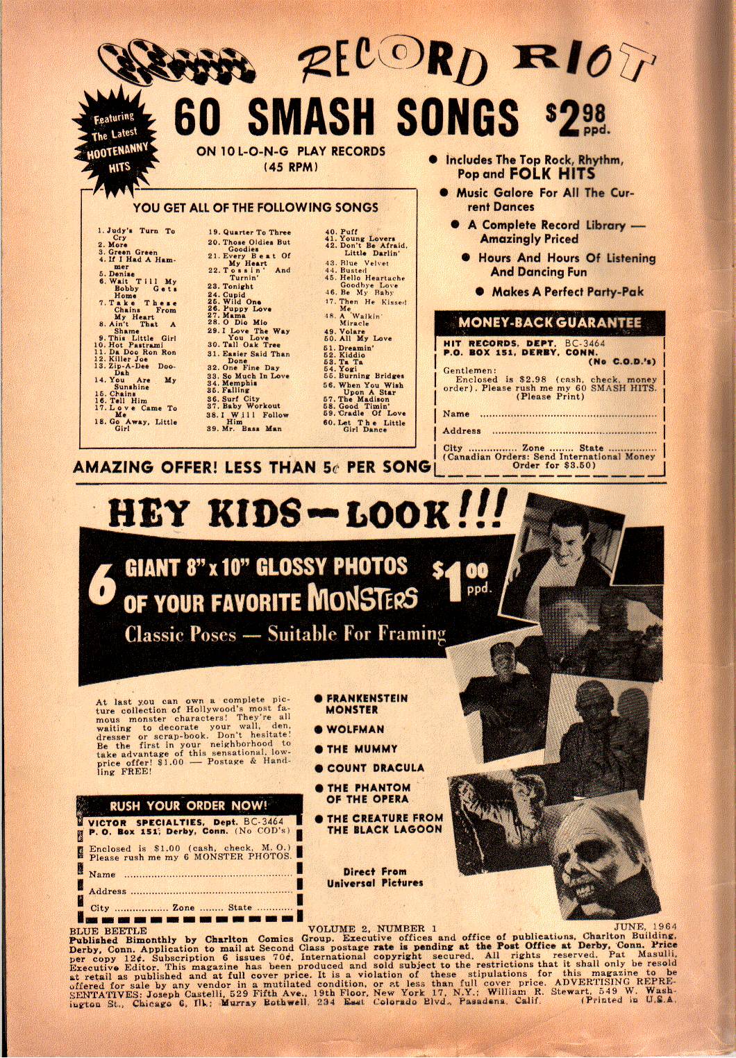 Read online Blue Beetle (1964) comic -  Issue #1 - 2