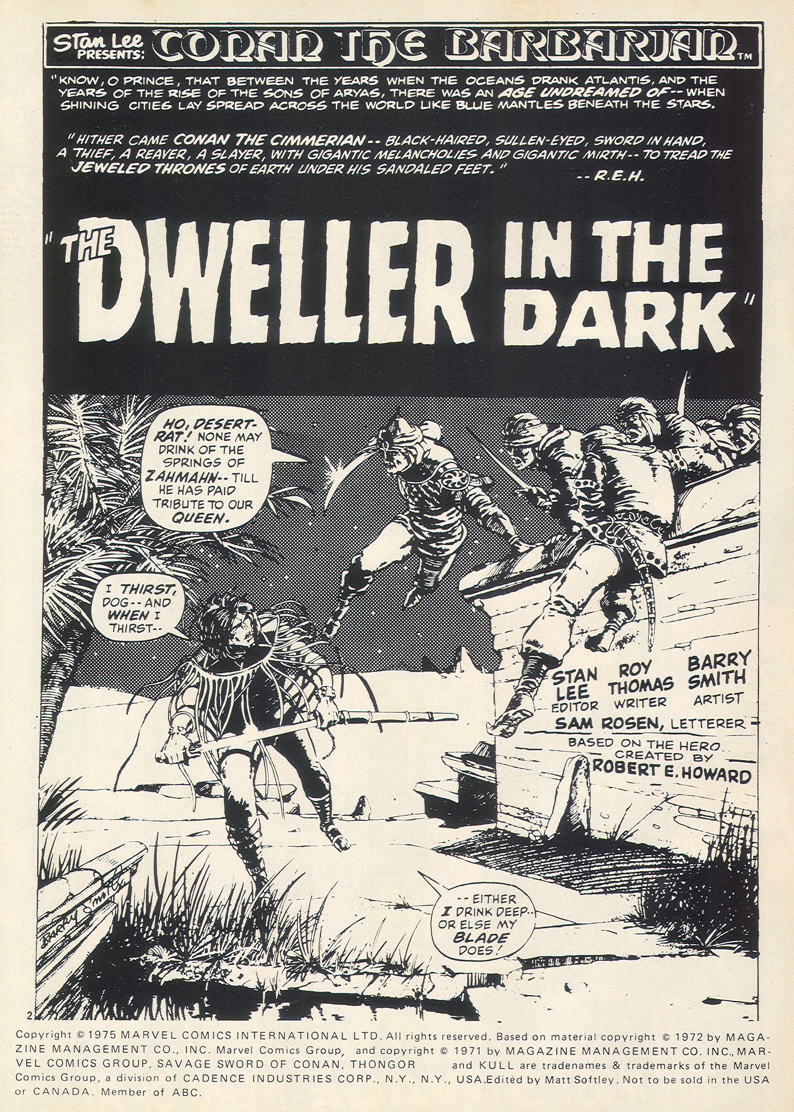 Read online The Savage Sword of Conan (1975) comic -  Issue #13 - 2