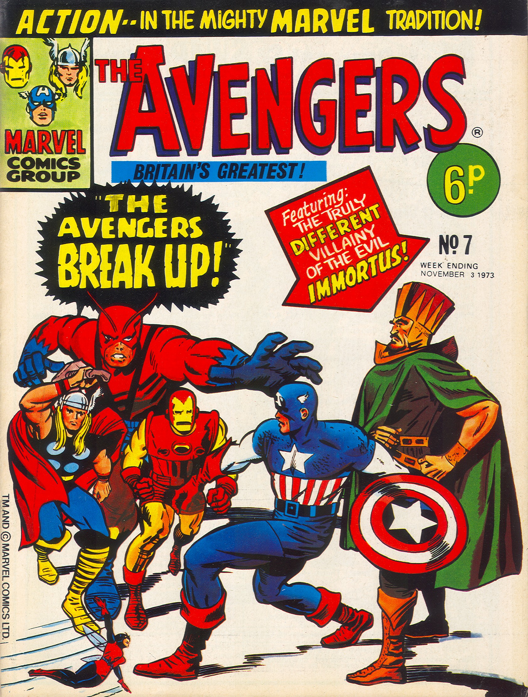 Read online The Avengers (1973) comic -  Issue #7 - 1