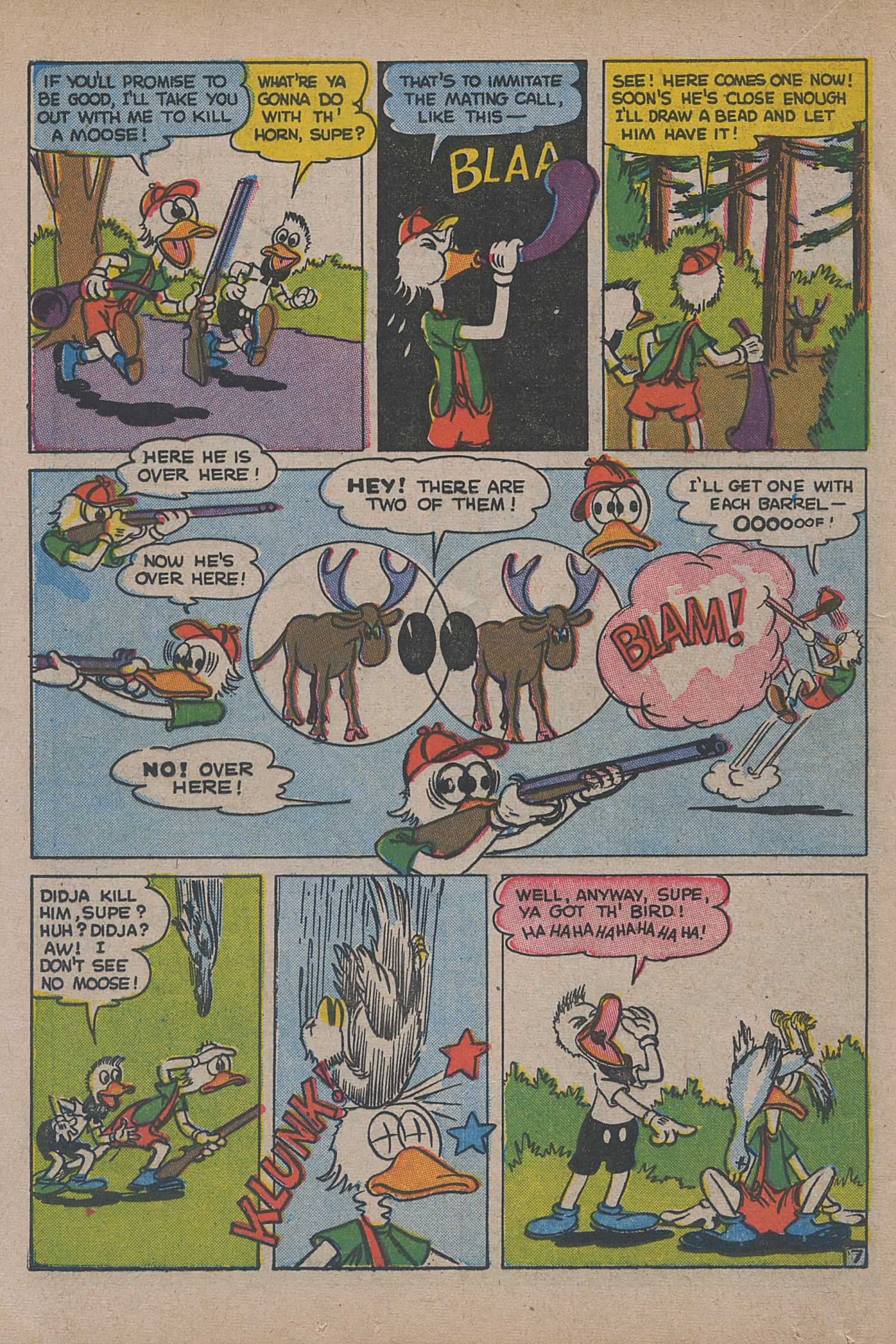 Read online Super Duck Comics comic -  Issue #2 - 34
