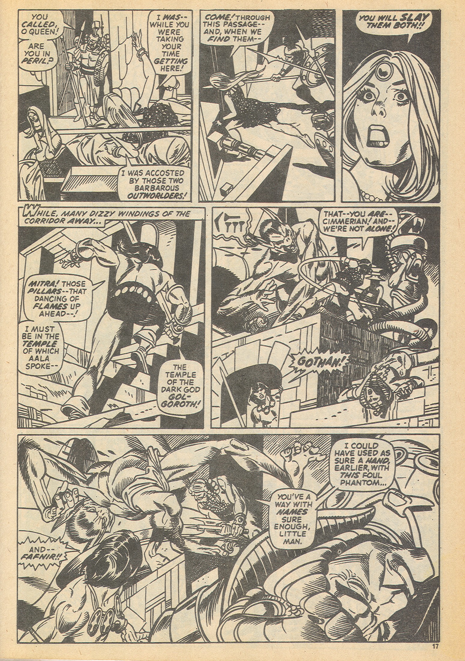 Read online The Savage Sword of Conan (1975) comic -  Issue #18 - 17