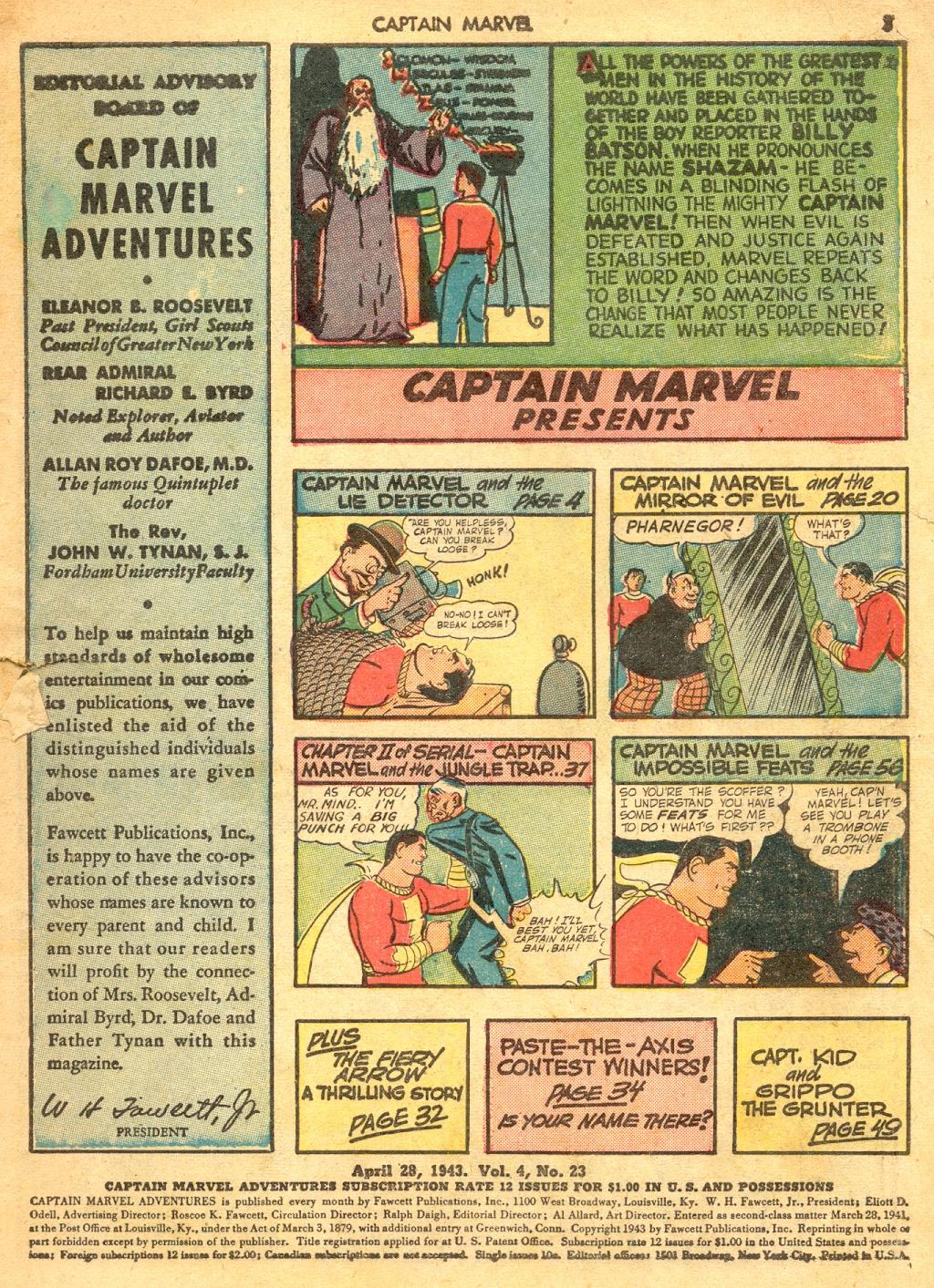 Read online Captain Marvel Adventures comic -  Issue #23 - 3