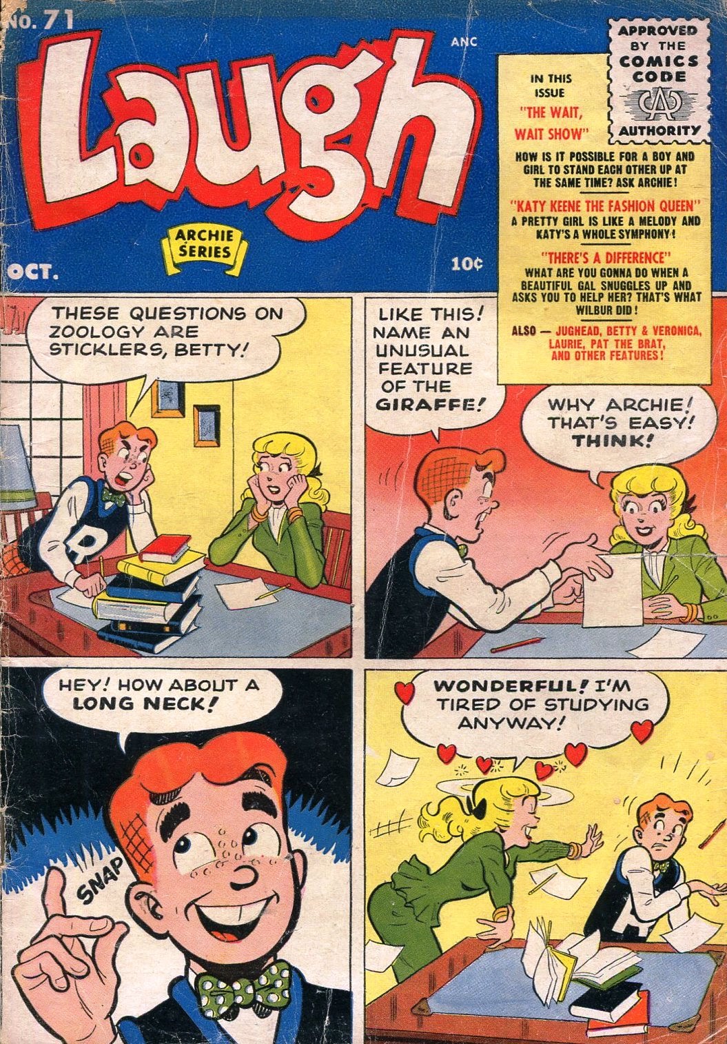 Read online Laugh (Comics) comic -  Issue #71 - 1