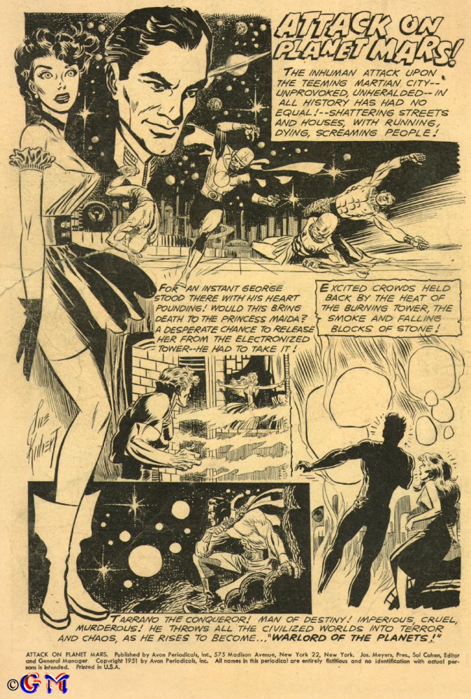 Read online Attack On Planet Mars comic -  Issue # Full - 2
