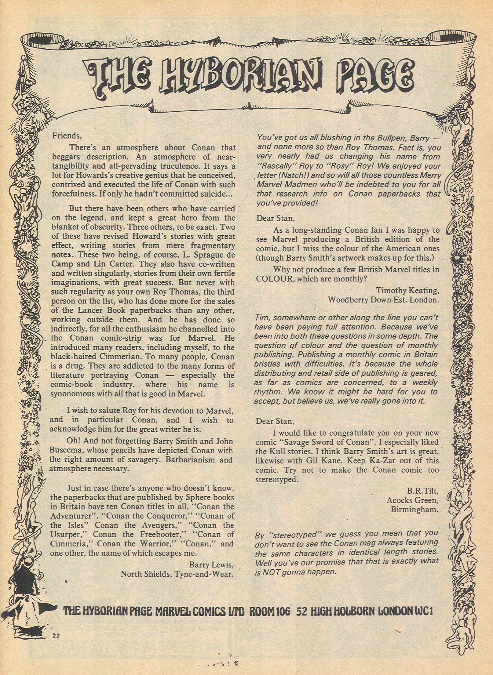 Read online The Savage Sword of Conan (1975) comic -  Issue #17 - 22