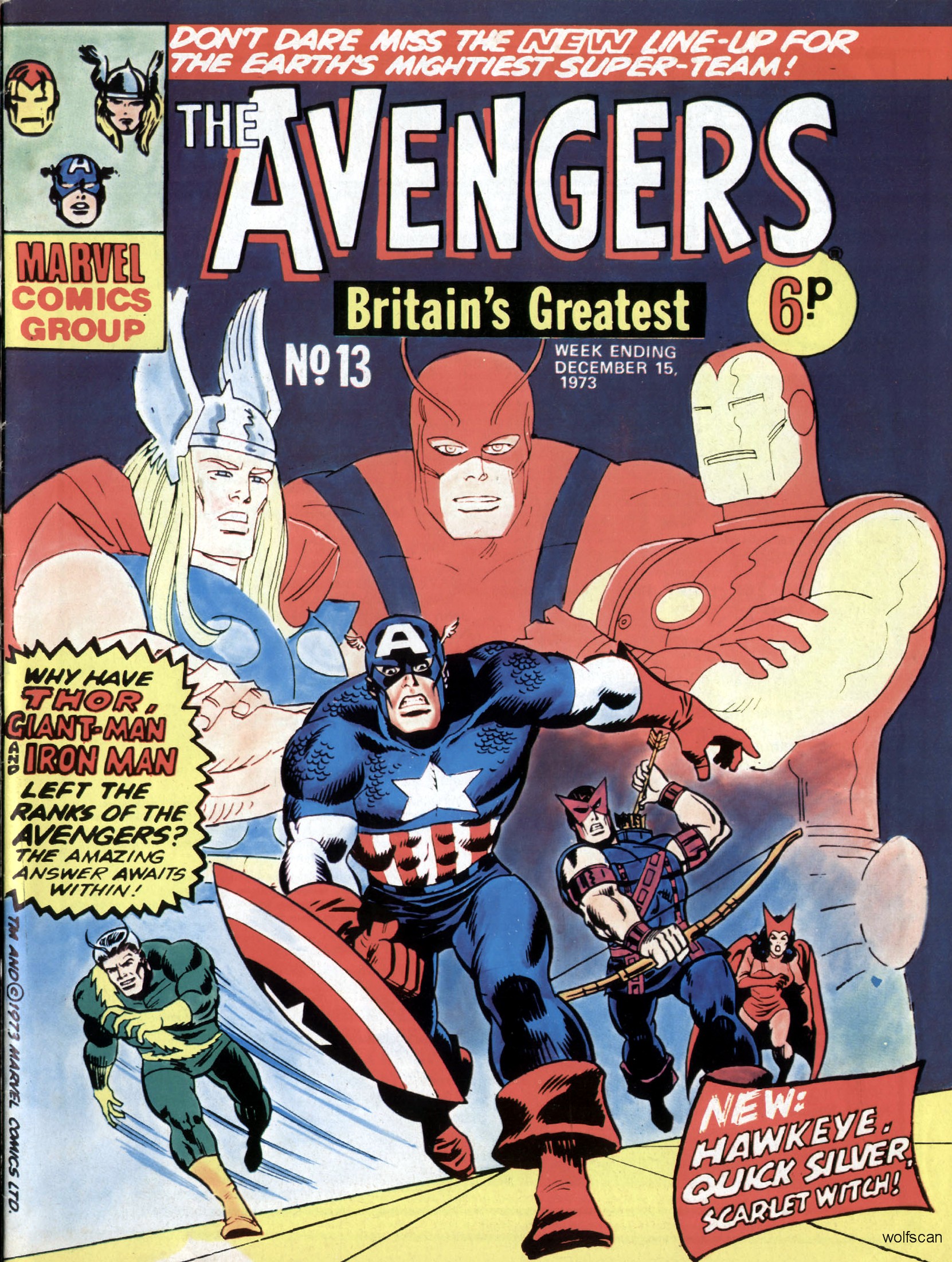 Read online The Avengers (1973) comic -  Issue #13 - 1