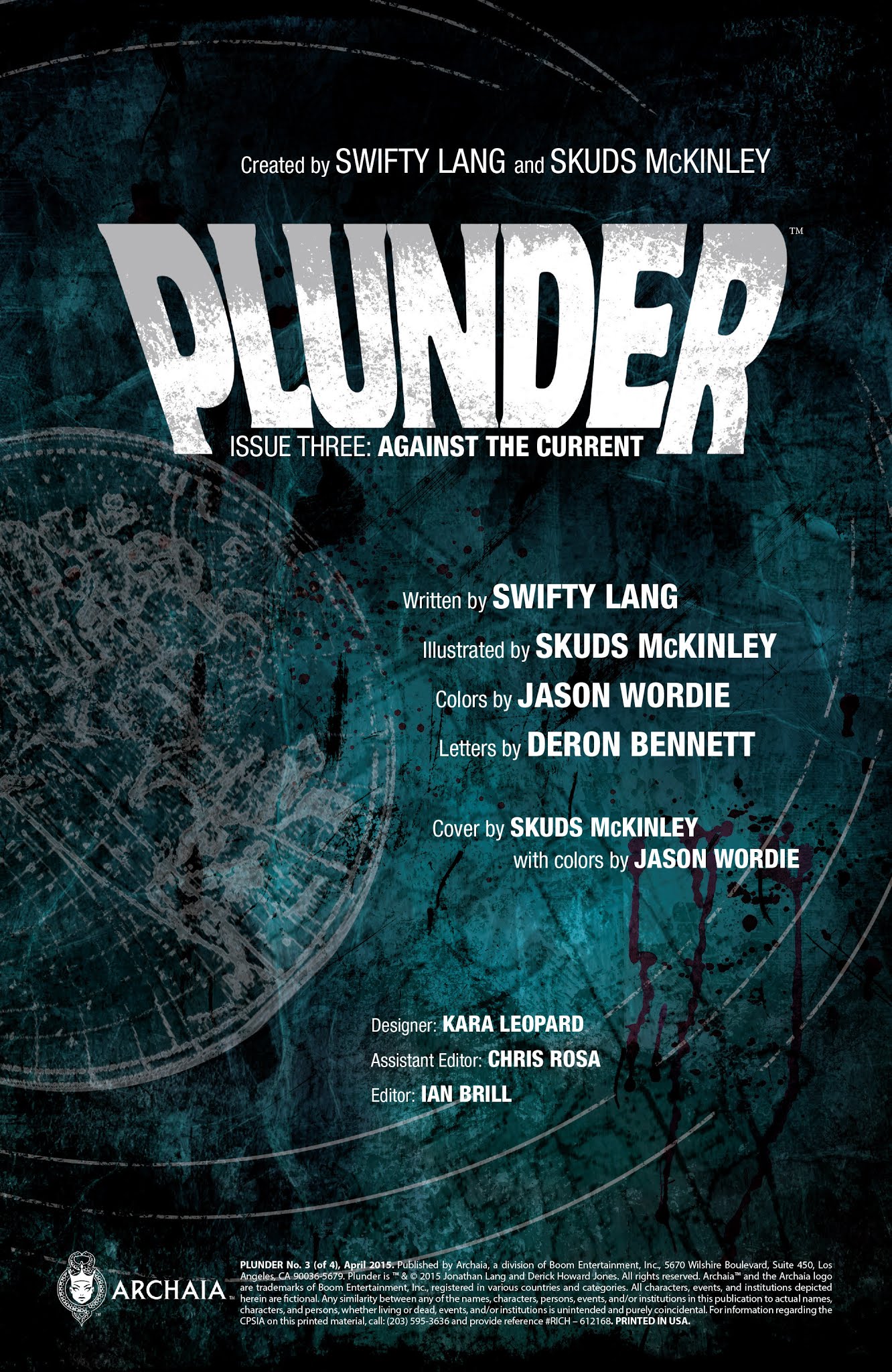Read online Plunder comic -  Issue #3 - 2