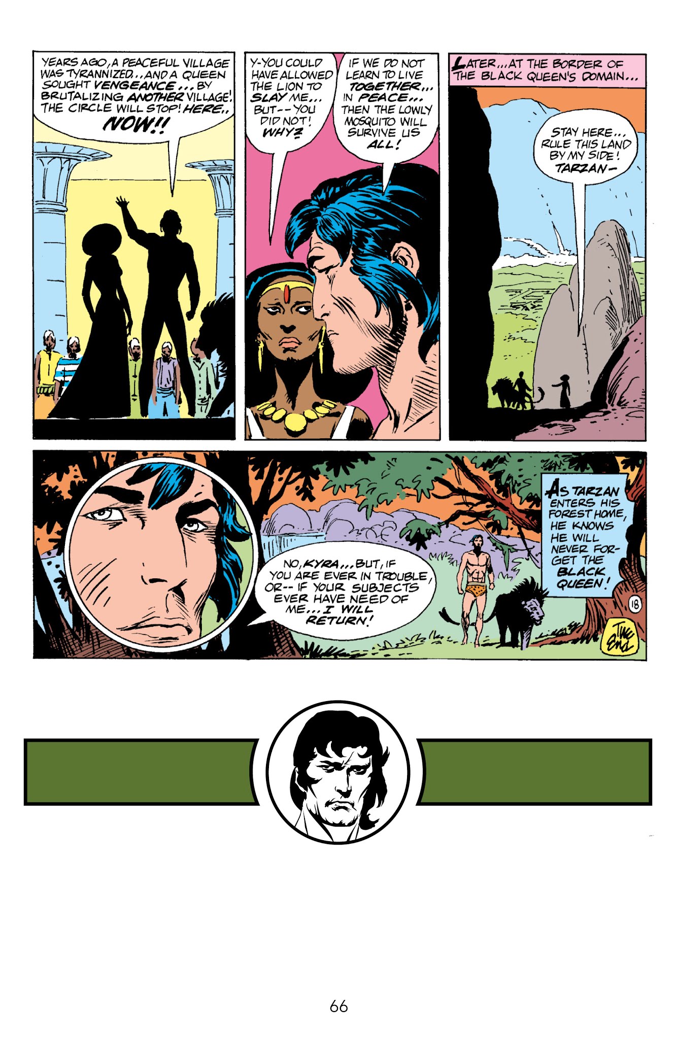 Read online Edgar Rice Burroughs' Tarzan The Joe Kubert Years comic -  Issue # TPB 2 (Part 1) - 67