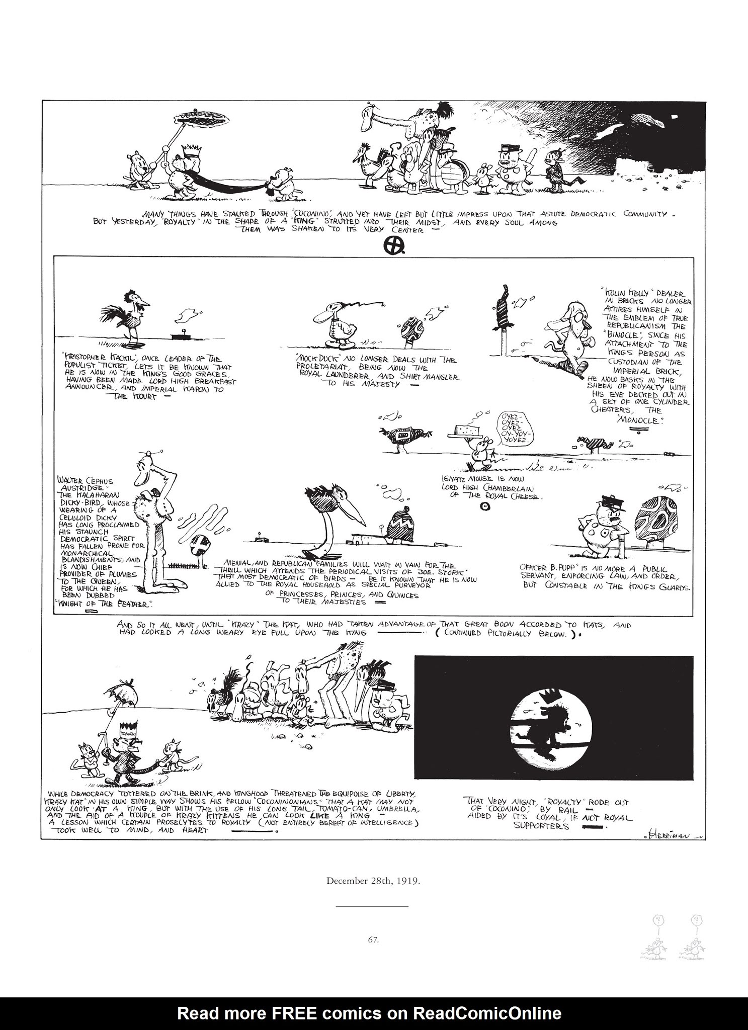 Read online Krazy & Ignatz comic -  Issue # TPB 2 - 67