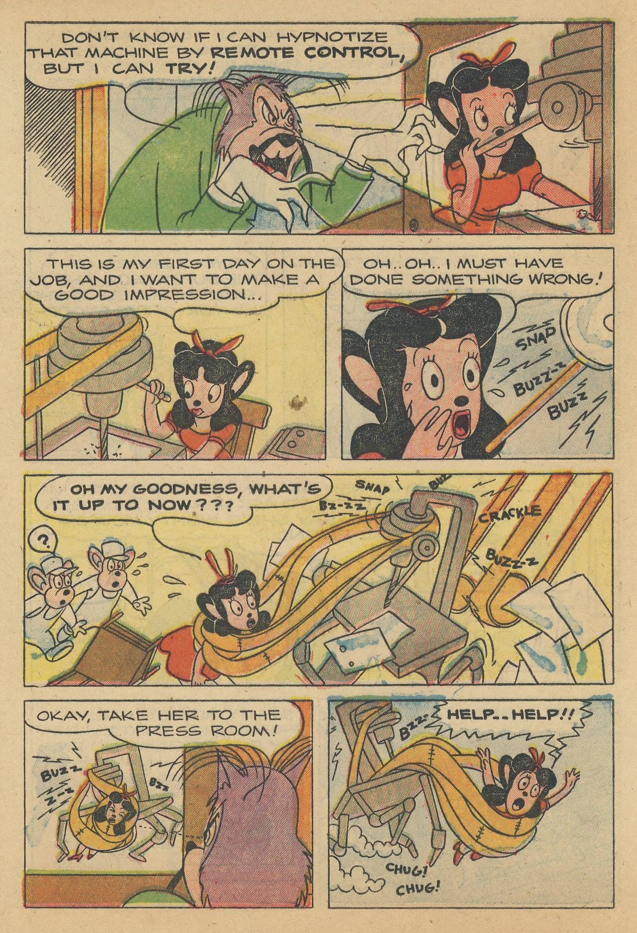 Read online Paul Terry's Mighty Mouse Comics comic -  Issue #45 - 44