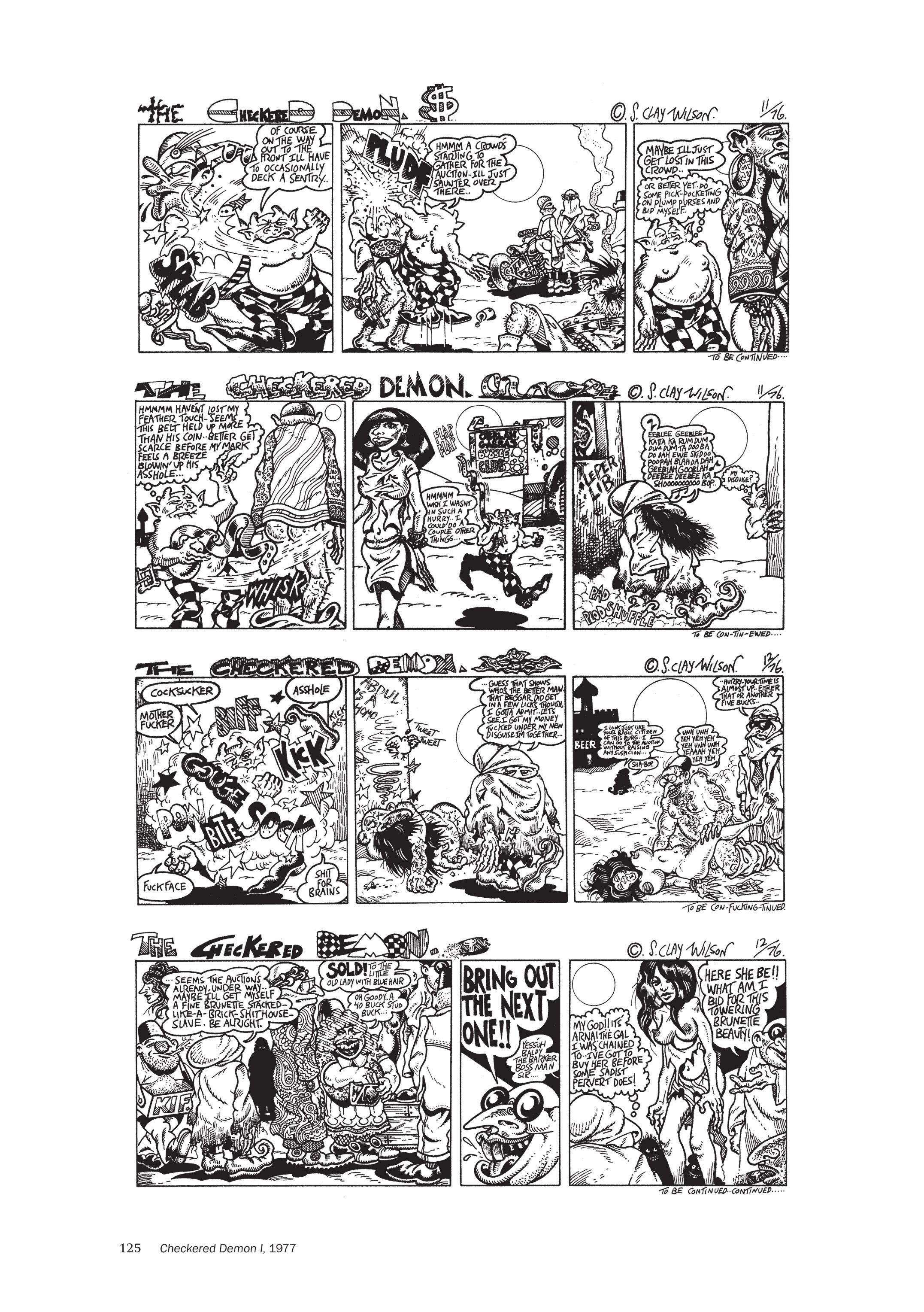 Read online The Mythology of S. Clay Wilson comic -  Issue # Demons and Angels (Part 2) - 17