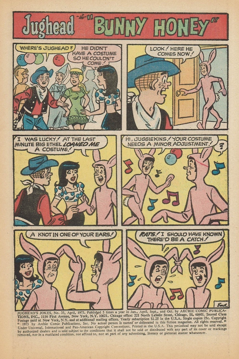 Read online Jughead's Jokes comic -  Issue #33 - 3