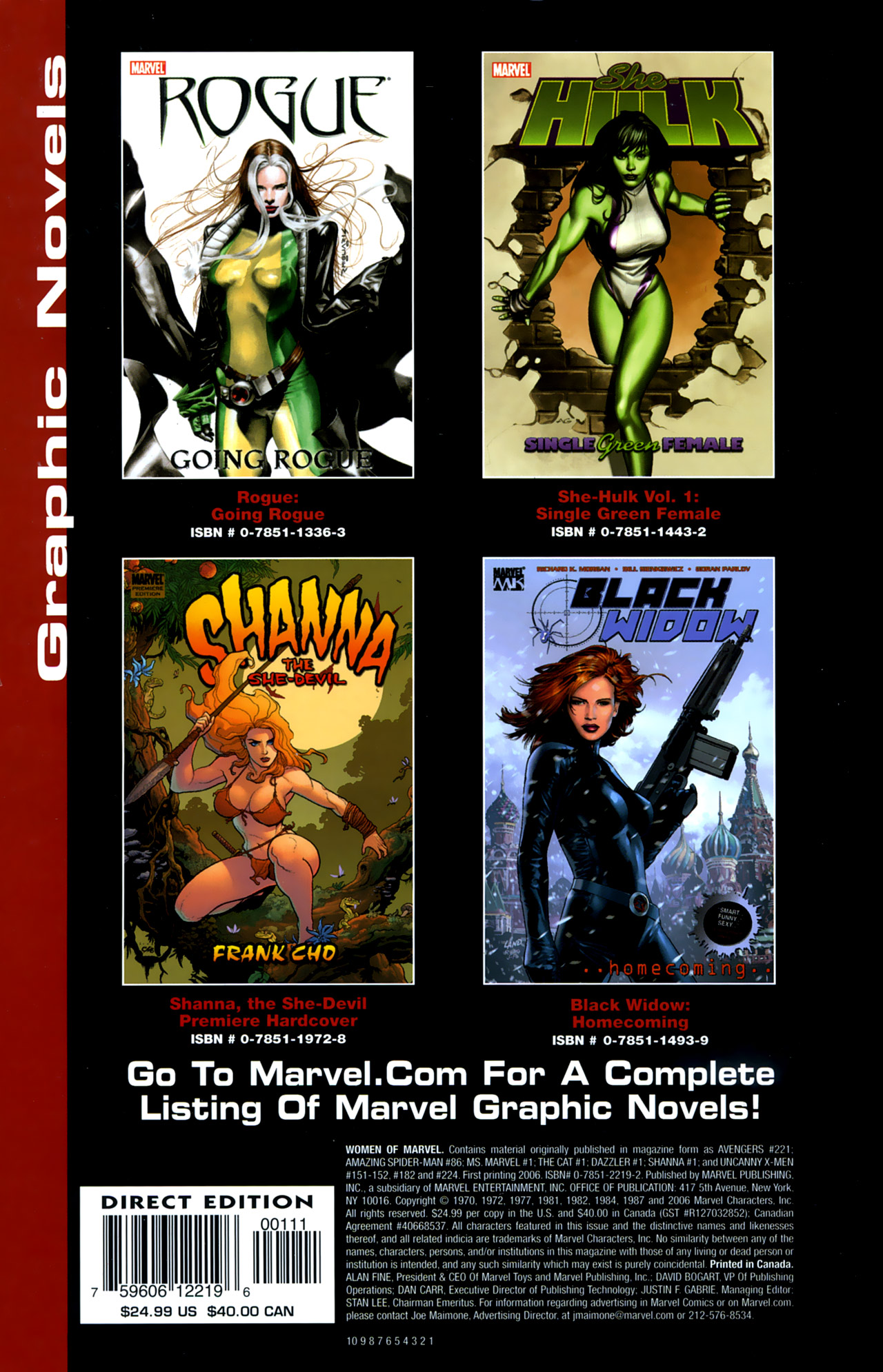Read online Women of Marvel (2006) comic -  Issue # TPB 1 - 2