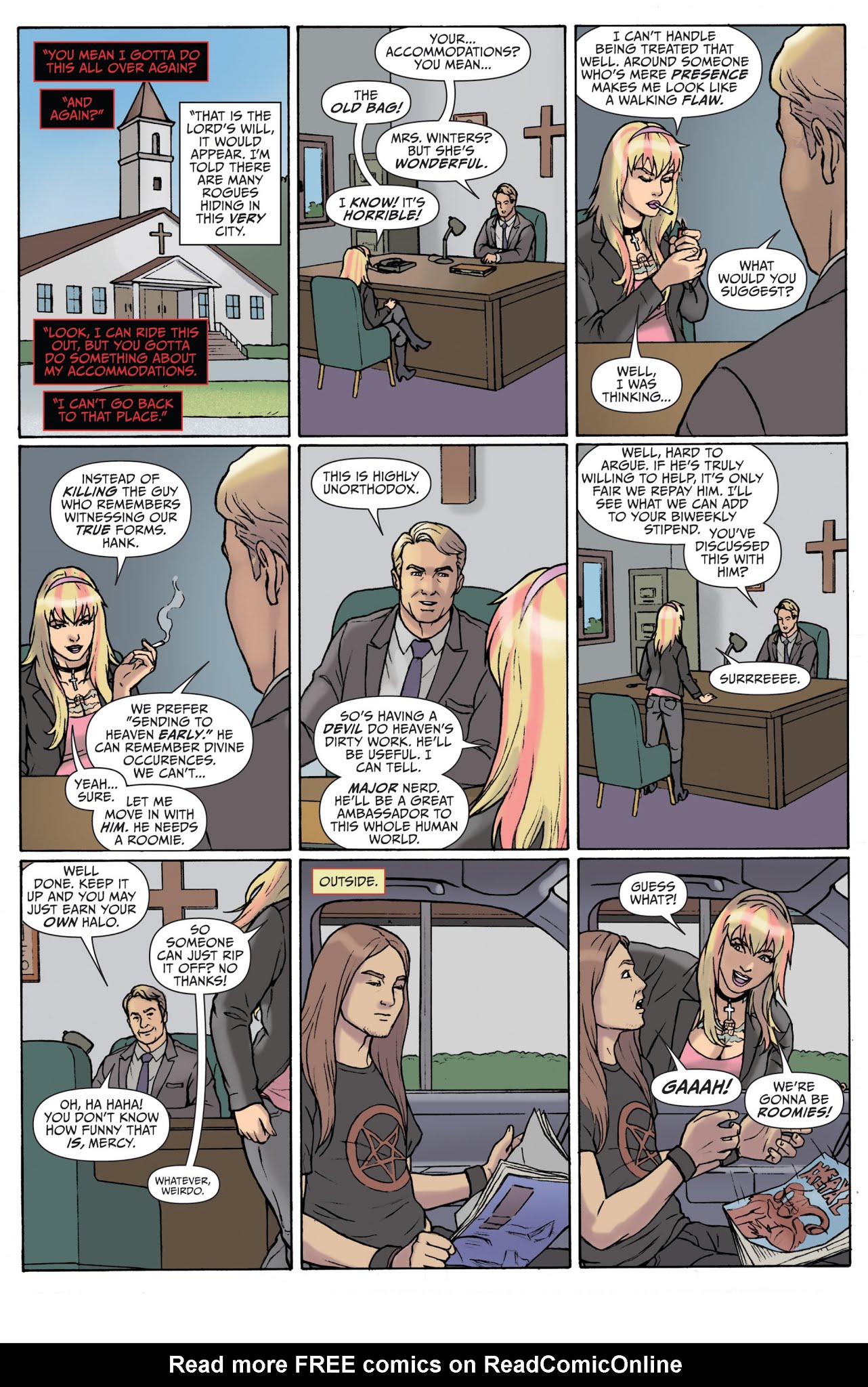 Read online Mercy Sparx Year One comic -  Issue #3 - 27
