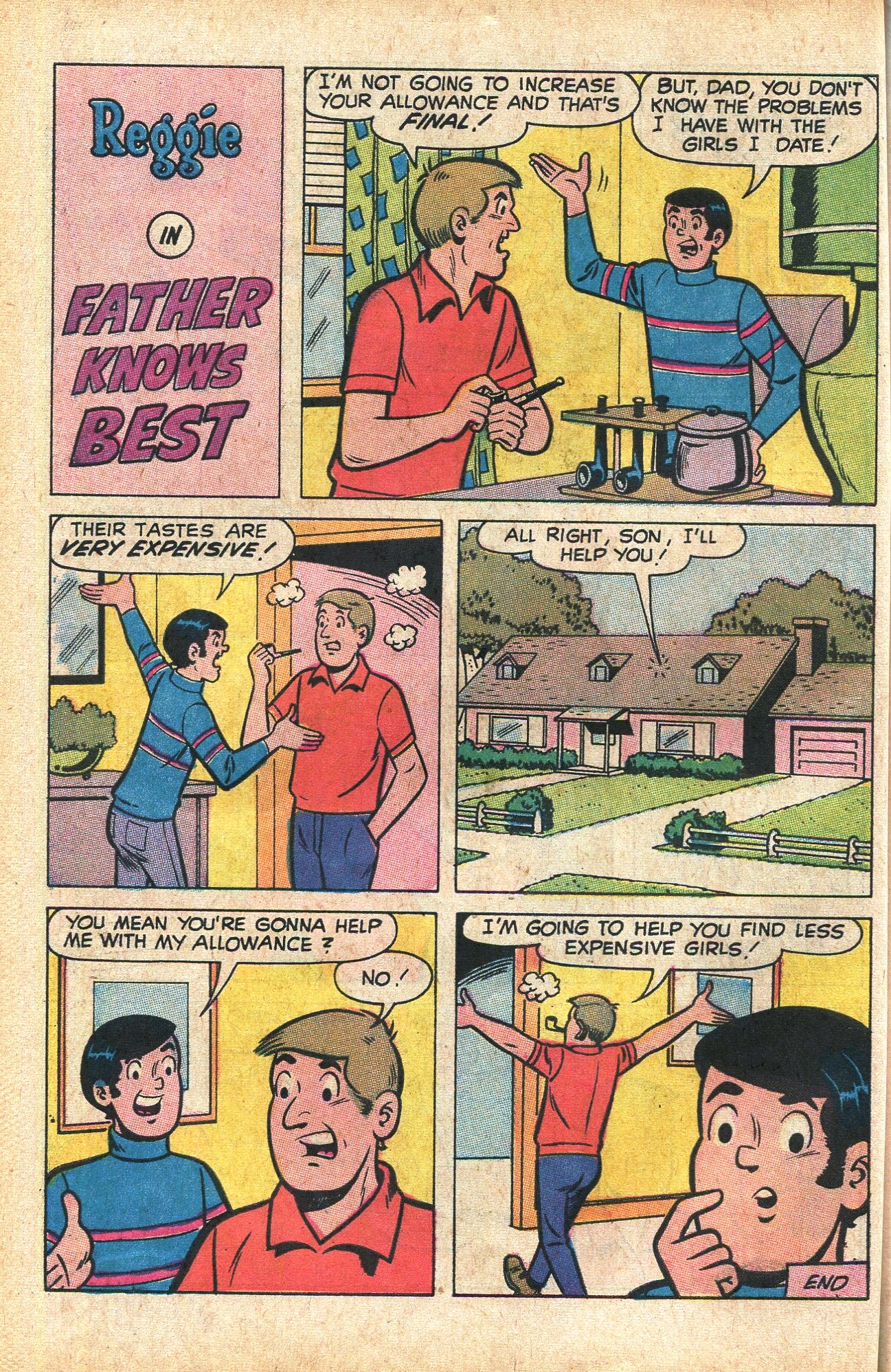 Read online Reggie's Wise Guy Jokes comic -  Issue #8 - 34