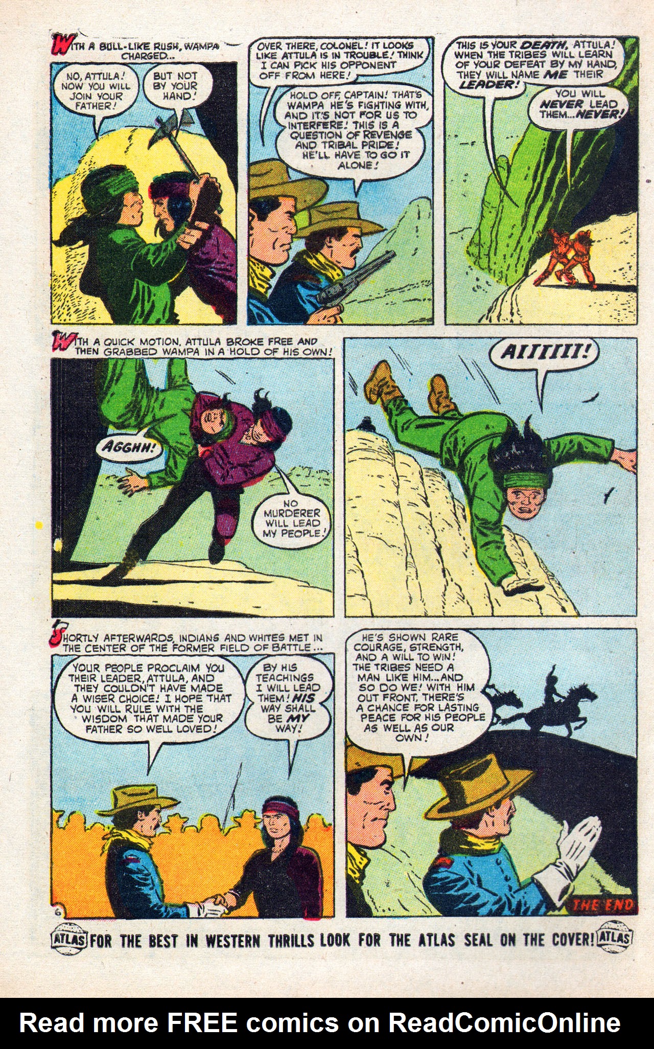 Read online Western Outlaws (1954) comic -  Issue #2 - 8