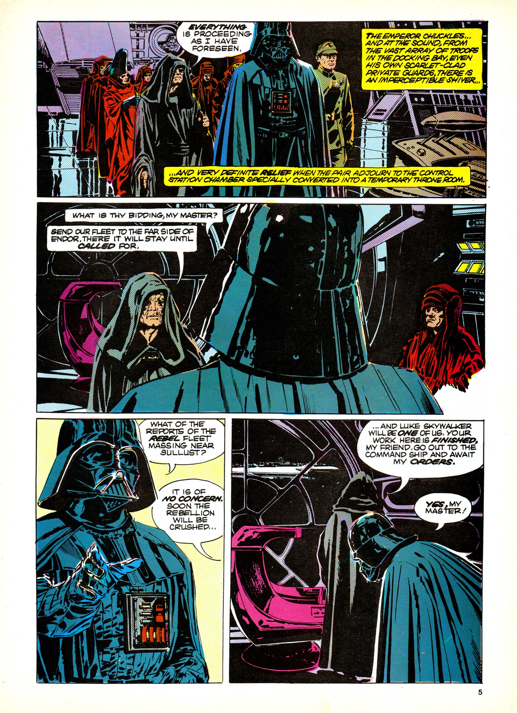 Read online Return of the Jedi comic -  Issue #152 - 5