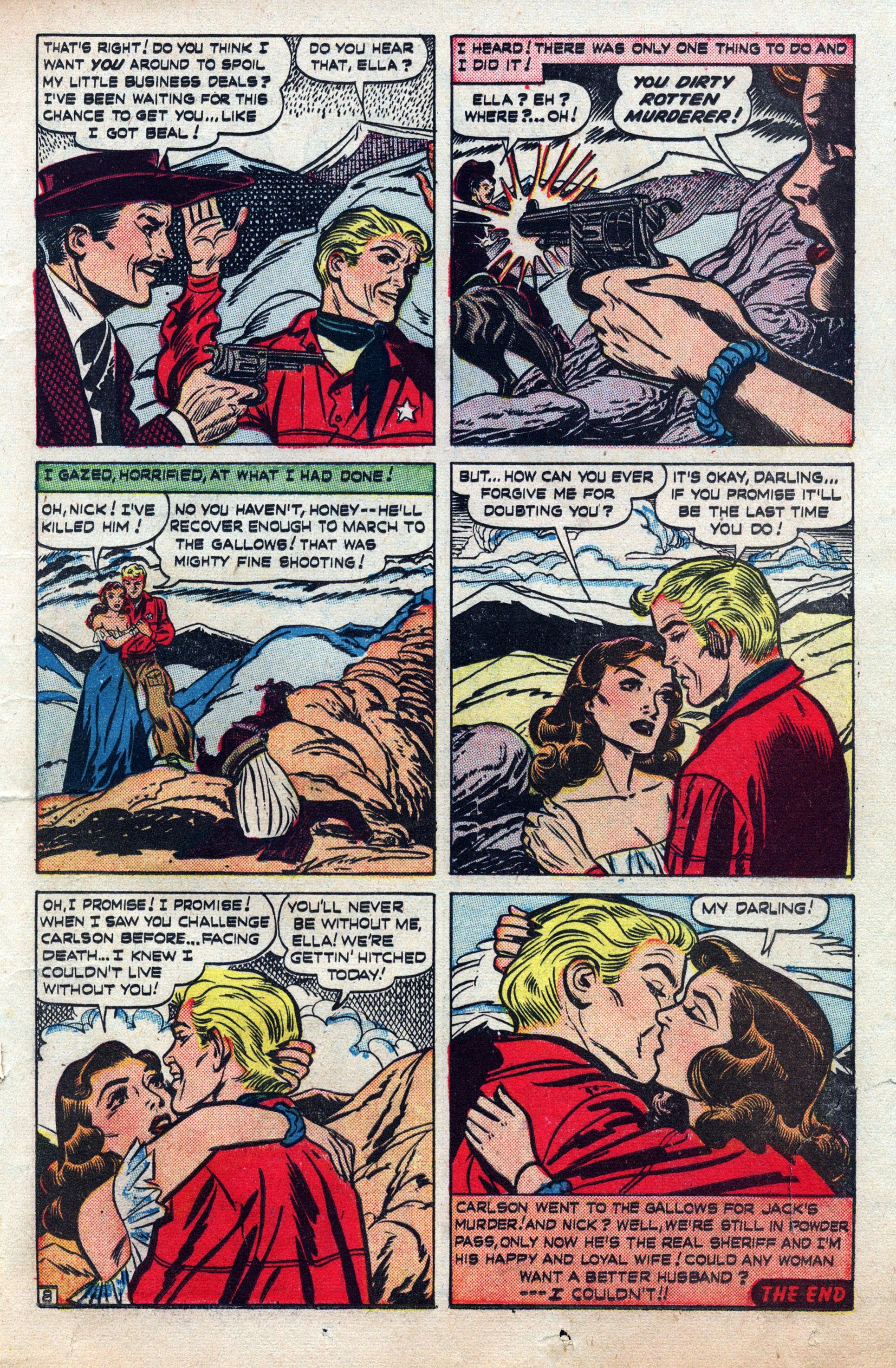 Read online Cowboy Romances comic -  Issue #2 - 31
