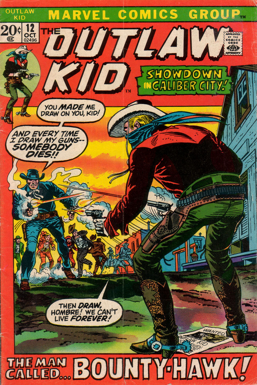 Read online The Outlaw Kid (1970) comic -  Issue #12 - 1