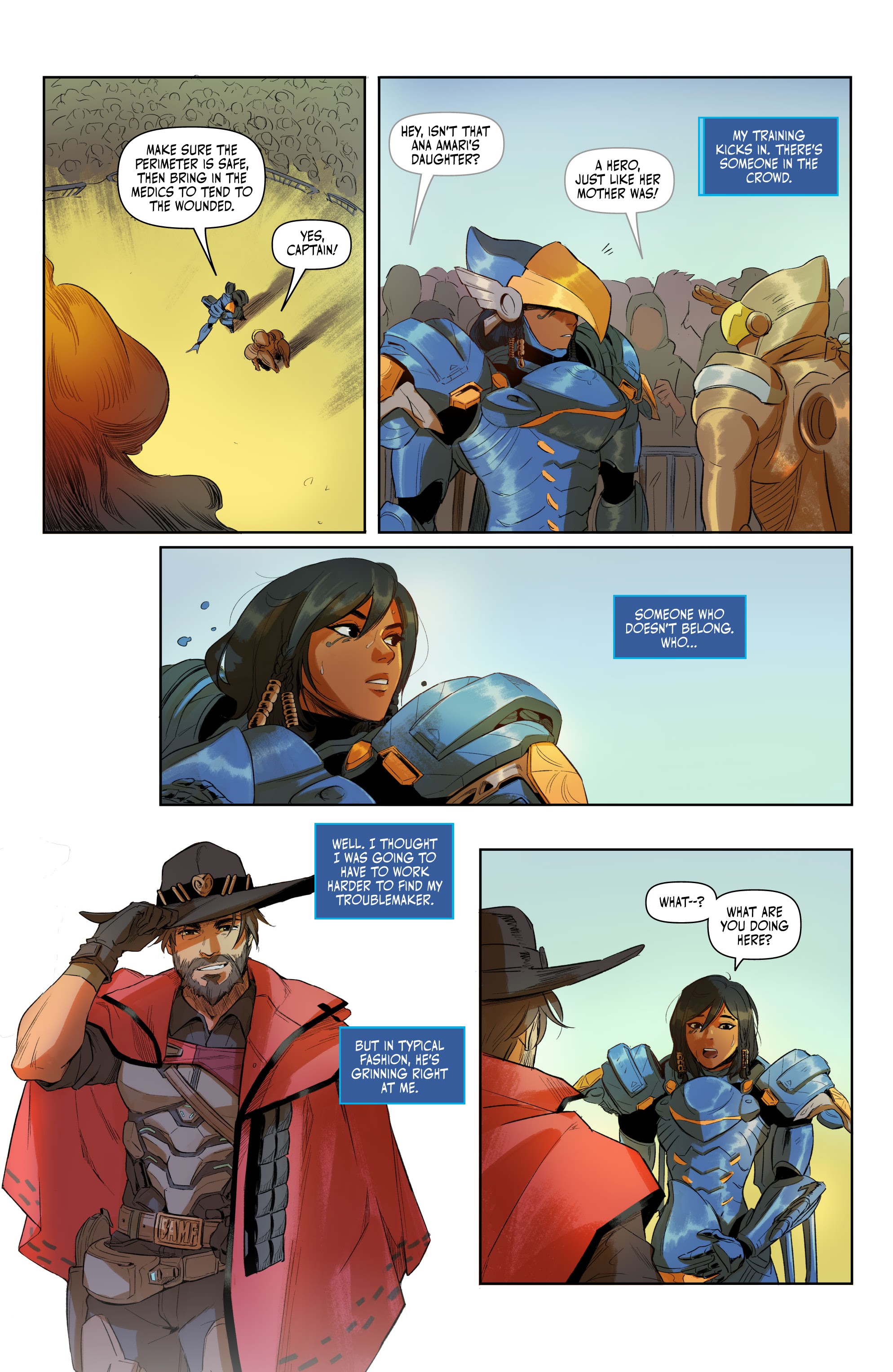 Read online Overwatch: New Blood comic -  Issue #2 - 4