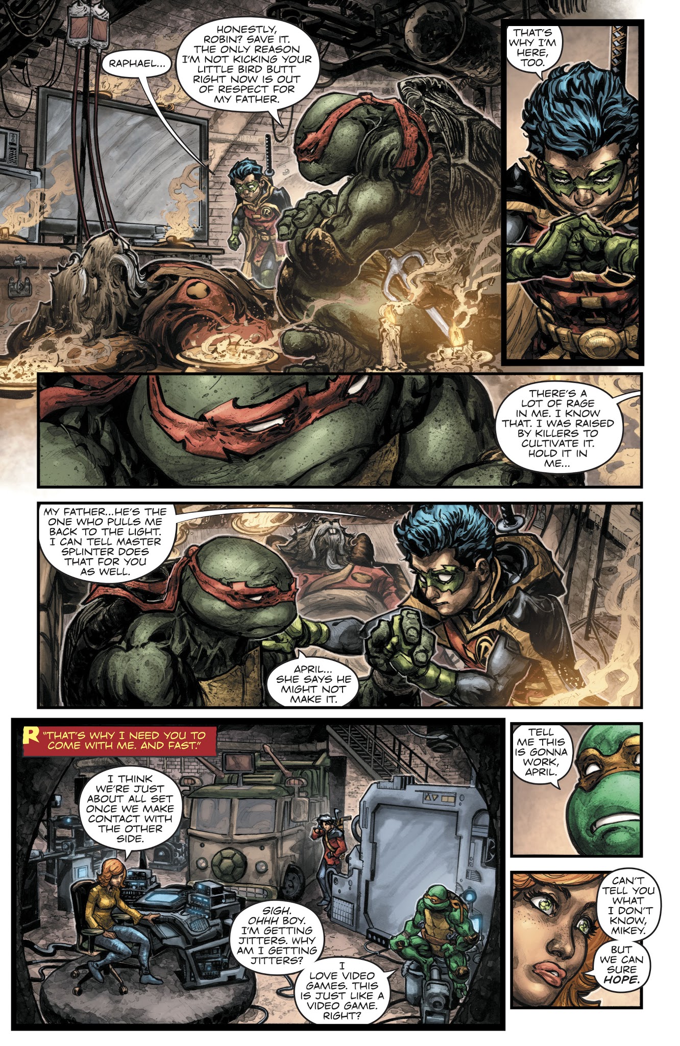 Read online Batman/Teenage Mutant Ninja Turtles II comic -  Issue #5 - 9