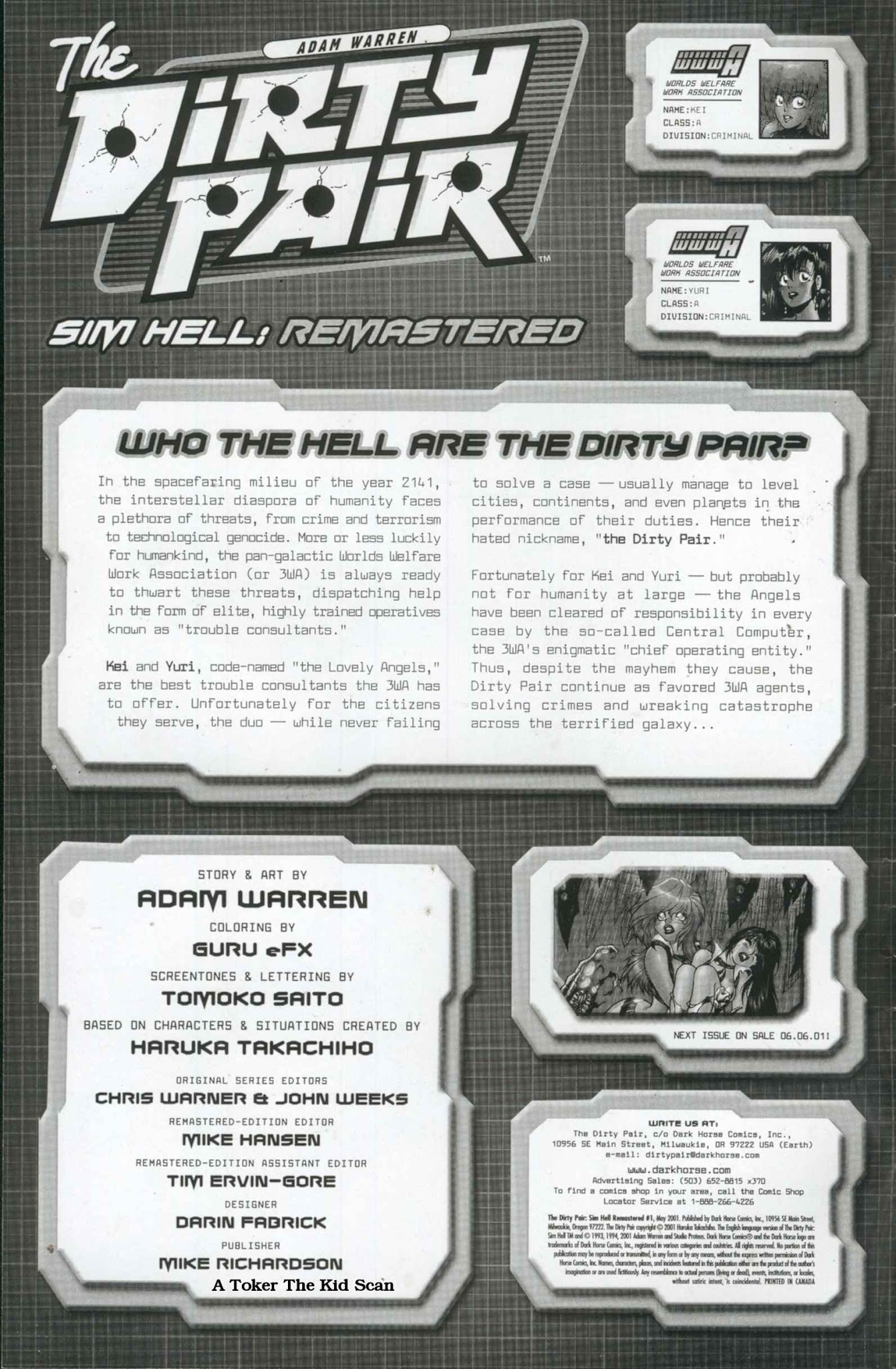 Read online The Dirty Pair: Sim Hell Remastered comic -  Issue #1 - 2