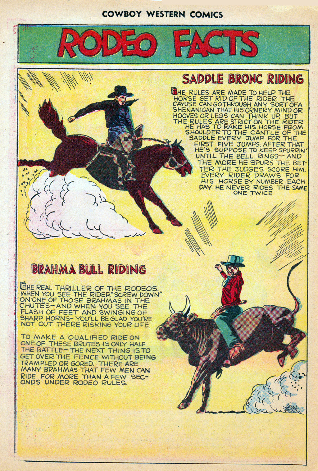 Read online Cowboy Western Comics (1948) comic -  Issue #29 - 12