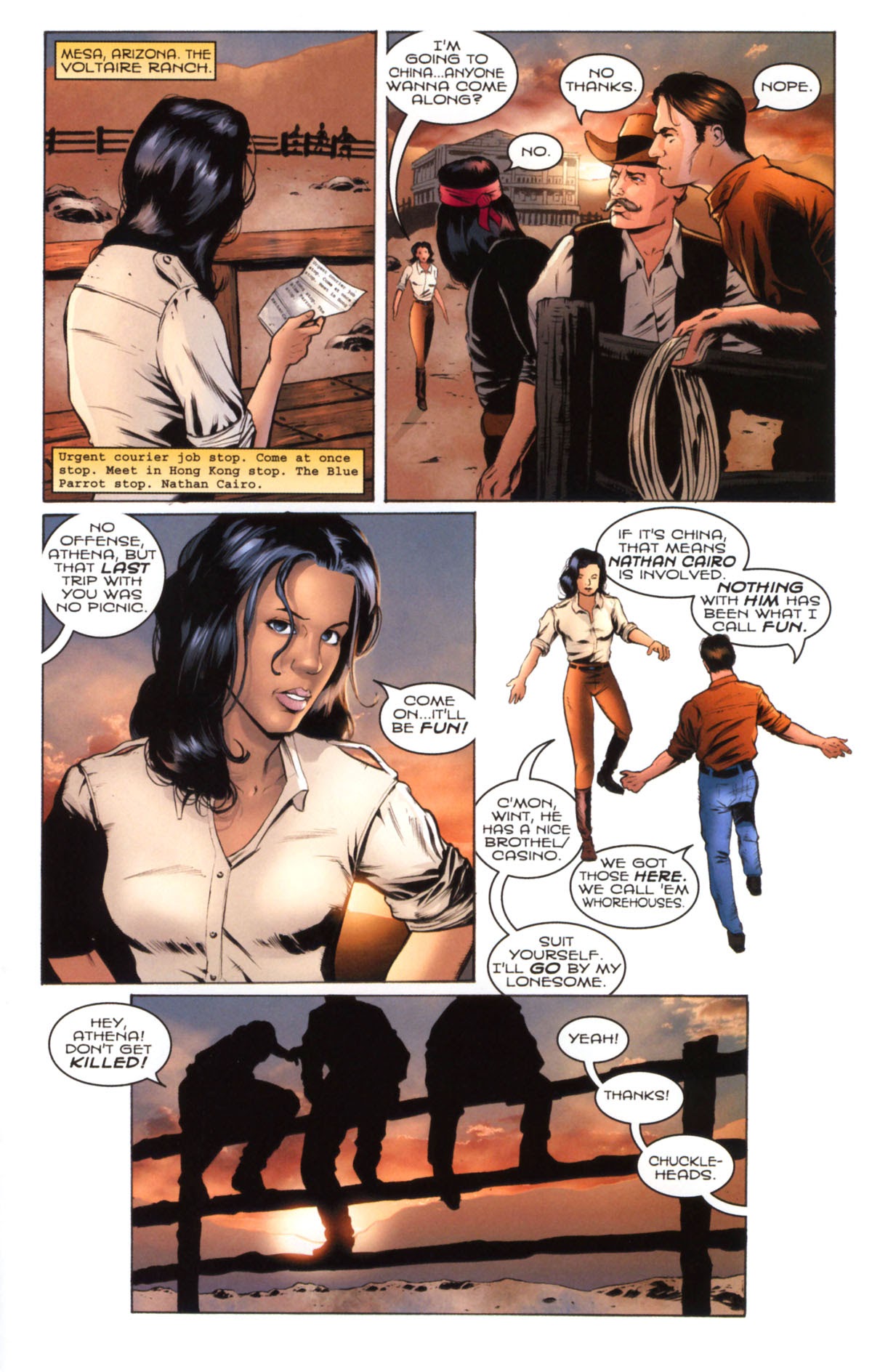 Read online Athena Voltaire Flight of the Falcon comic -  Issue #1 - 23