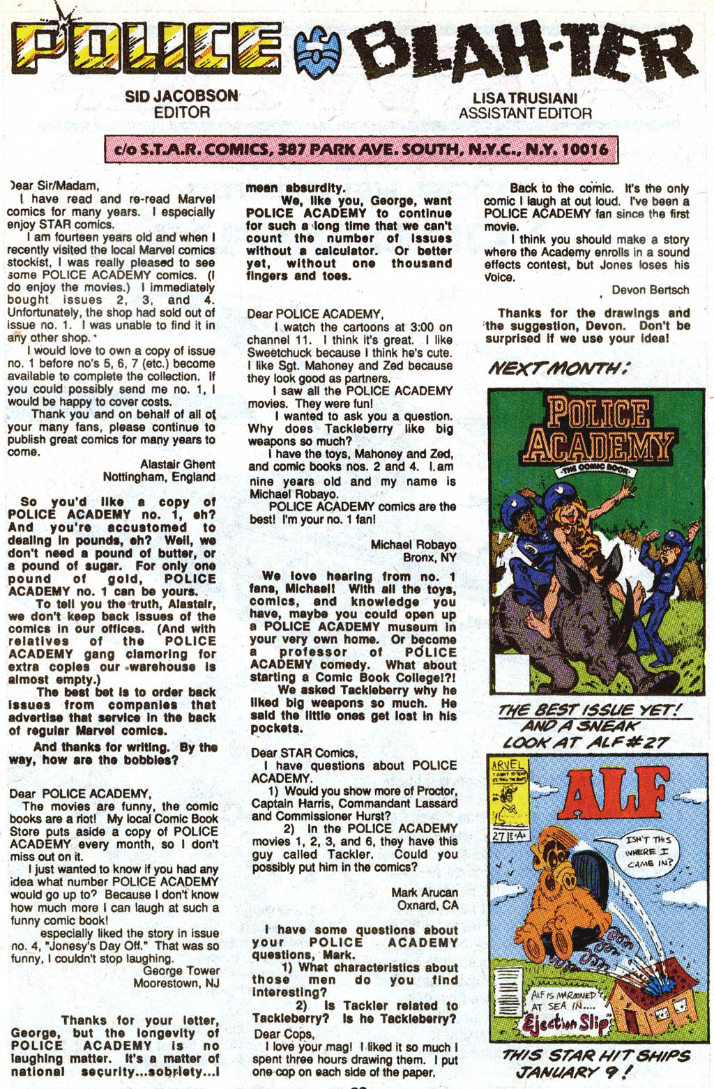 Read online Police Academy comic -  Issue #6 - 18