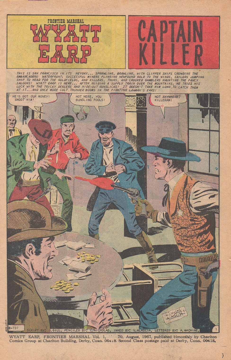 Read online Wyatt Earp Frontier Marshal comic -  Issue #70 - 3