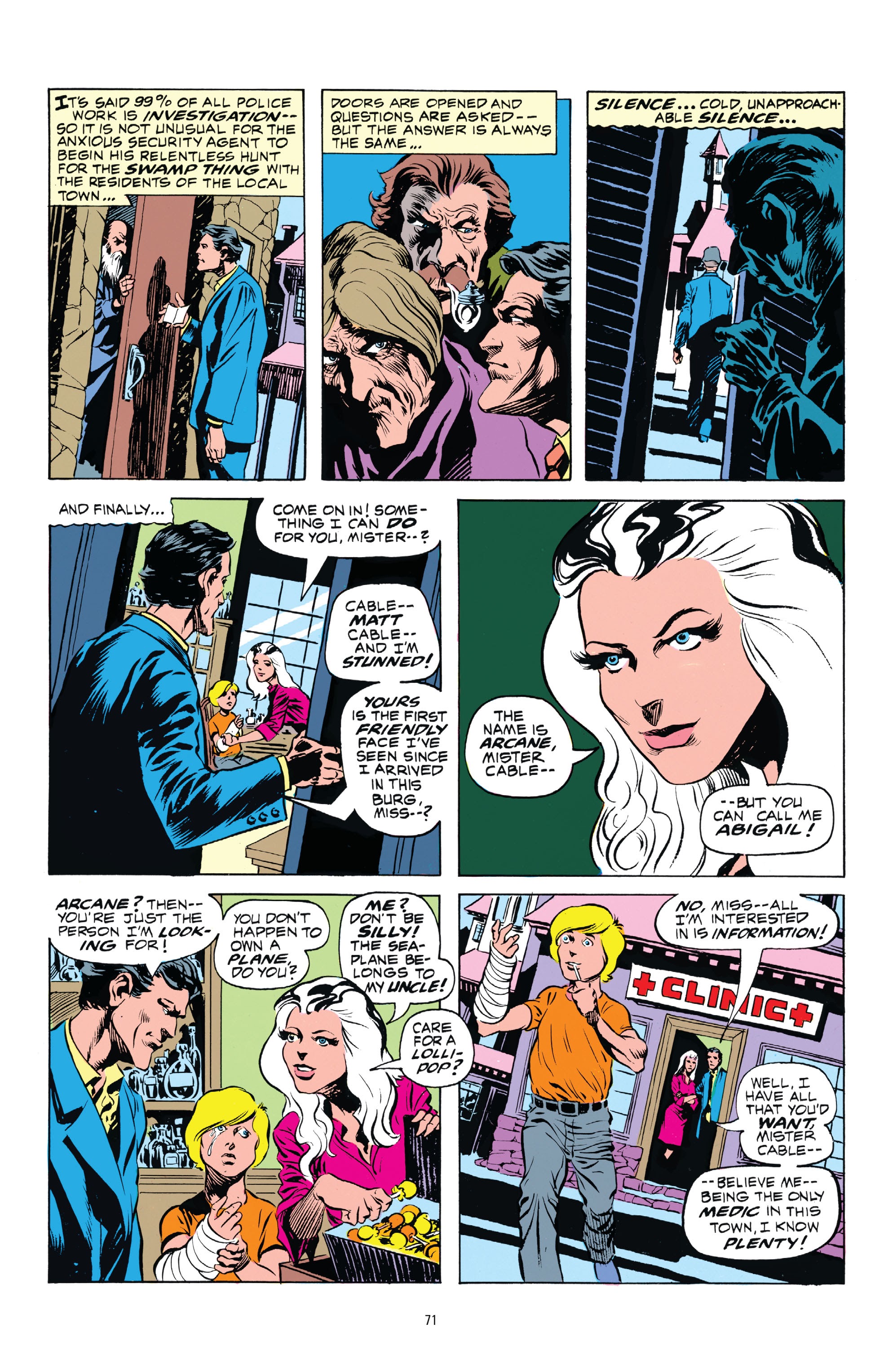 Read online Swamp Thing: The Bronze Age comic -  Issue # TPB 1 (Part 1) - 71