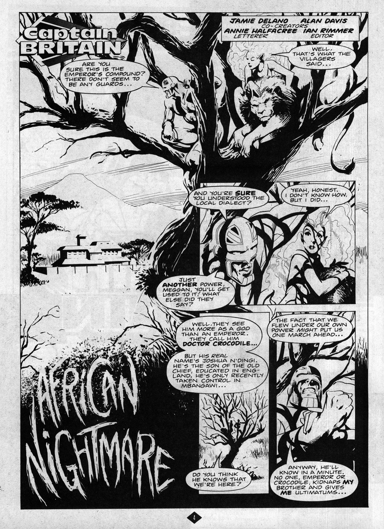 Read online Captain Britain (1985) comic -  Issue #10 - 4