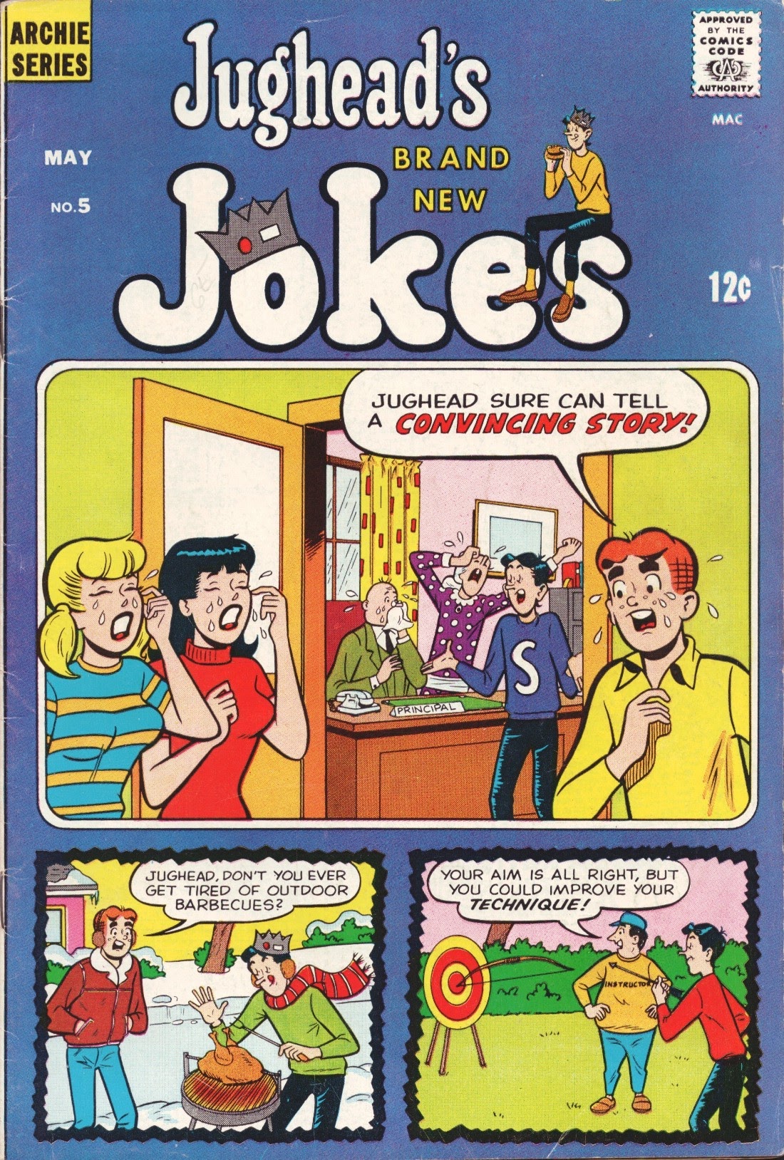 Read online Jughead's Jokes comic -  Issue #5 - 1