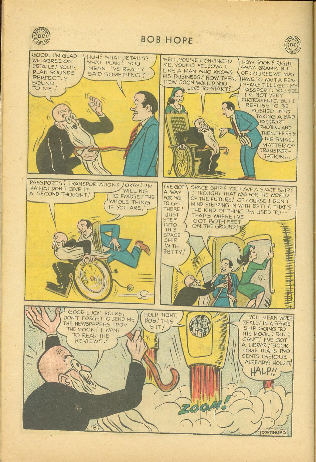 Read online The Adventures of Bob Hope comic -  Issue #49 - 10