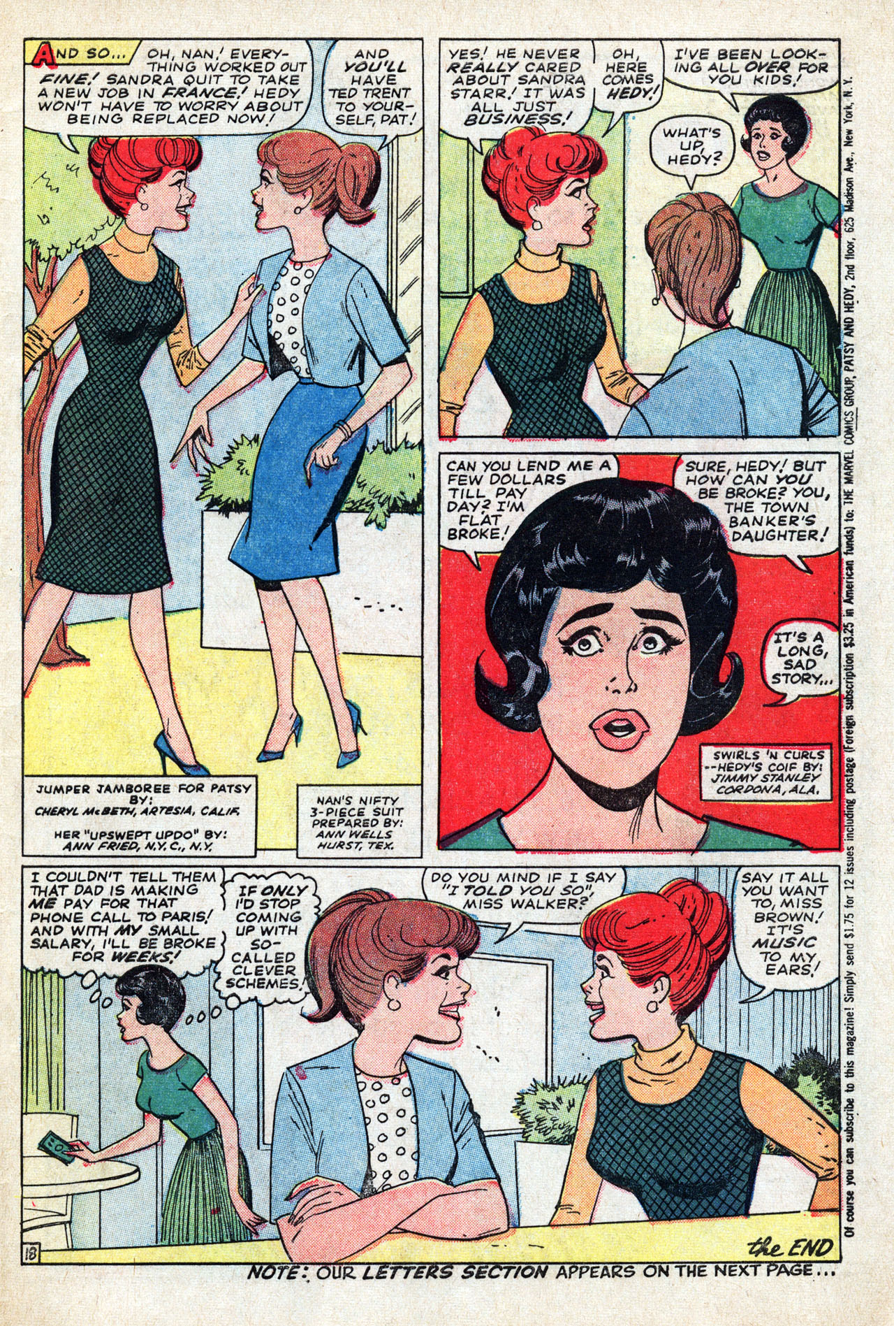 Read online Patsy and Hedy comic -  Issue #97 - 31