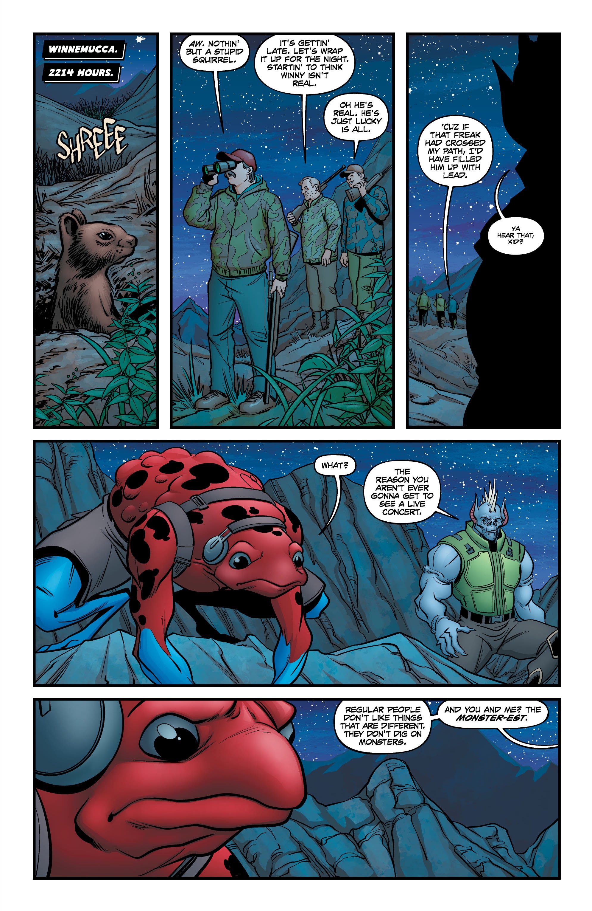 Read online Alter Nation: They Hide Hybrids comic -  Issue # TPB - 61