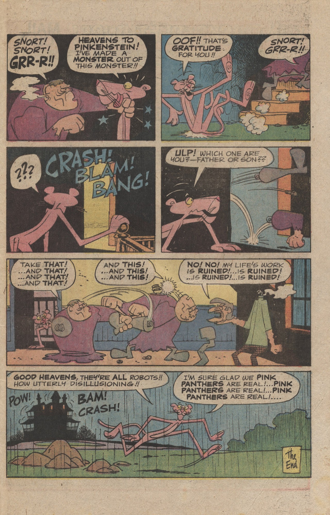 Read online The Pink Panther (1971) comic -  Issue #31 - 33