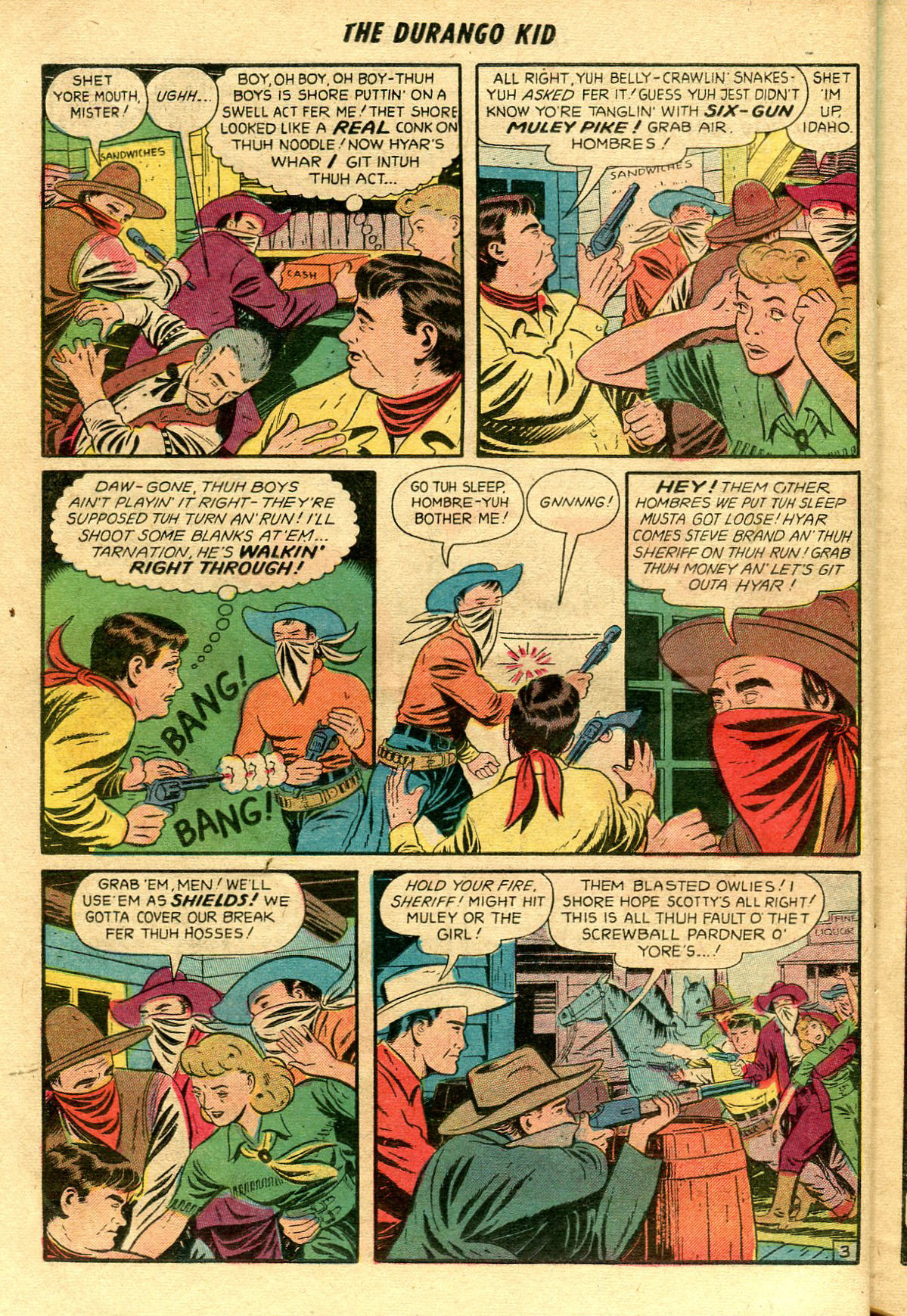 Read online Charles Starrett as The Durango Kid comic -  Issue #19 - 12