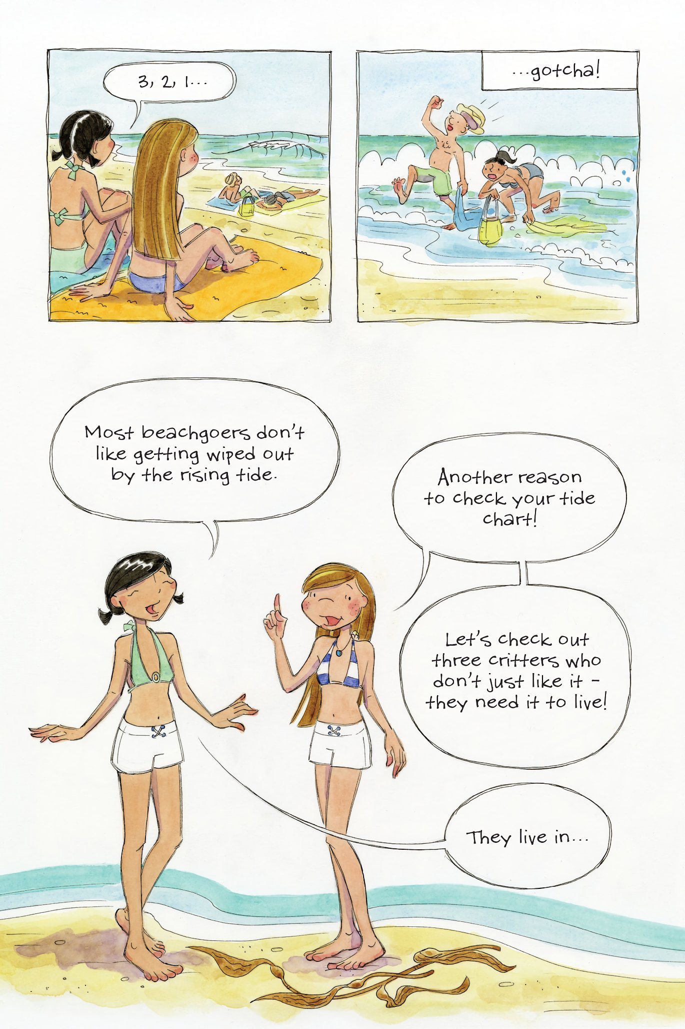 Read online The Science of Surfing: A Surfside Girls Guide to the Ocean comic -  Issue # TPB - 56