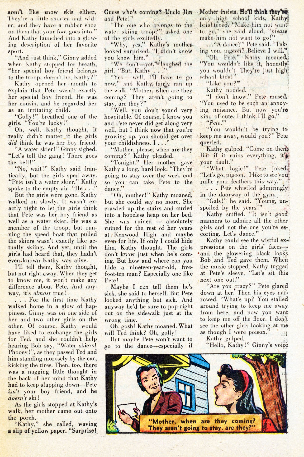 Read online Junior Miss (1947) comic -  Issue #33 - 42