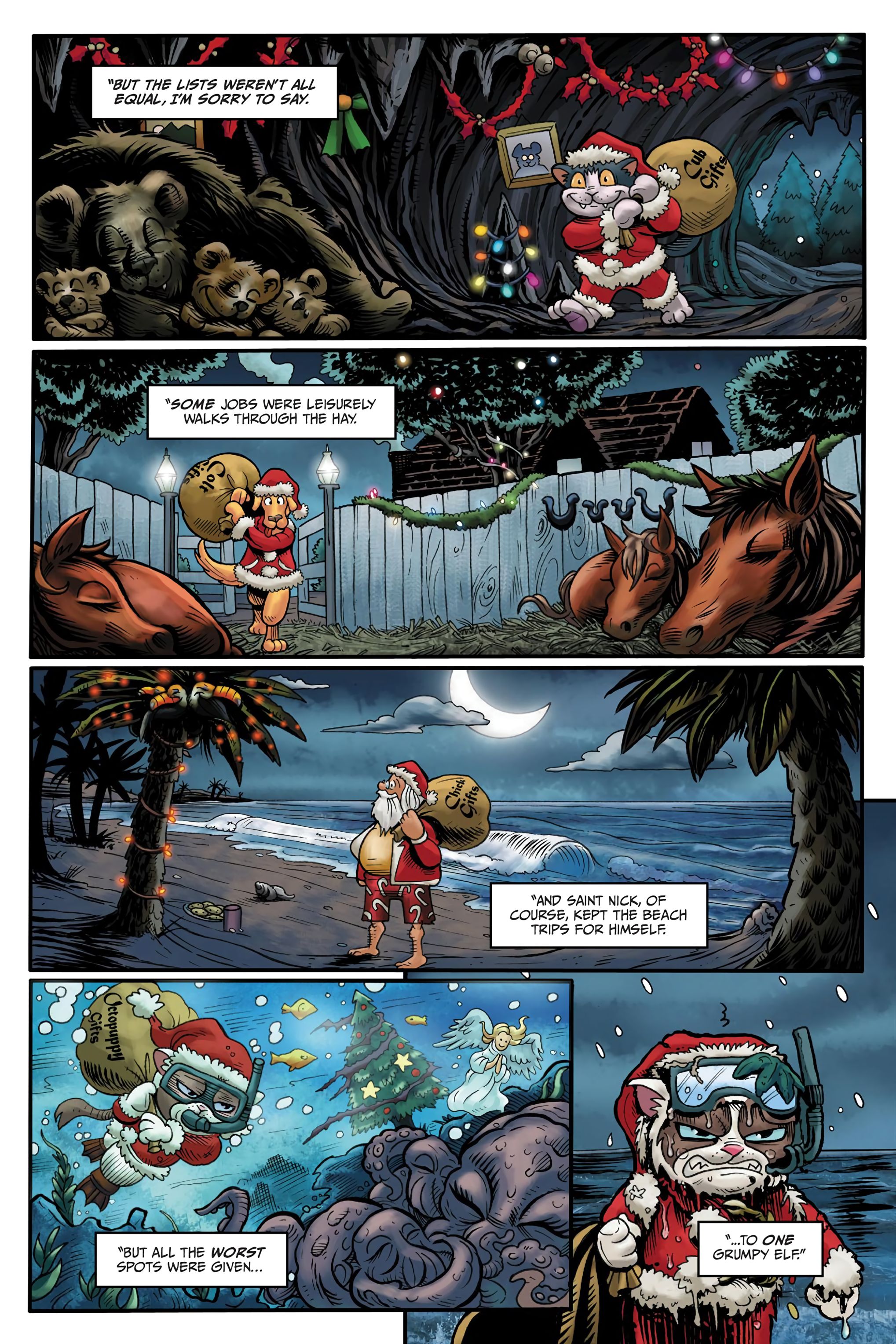 Read online Grumpy Cat: The Grumpus and Other Horrible Holiday Tales comic -  Issue # TPB - 12