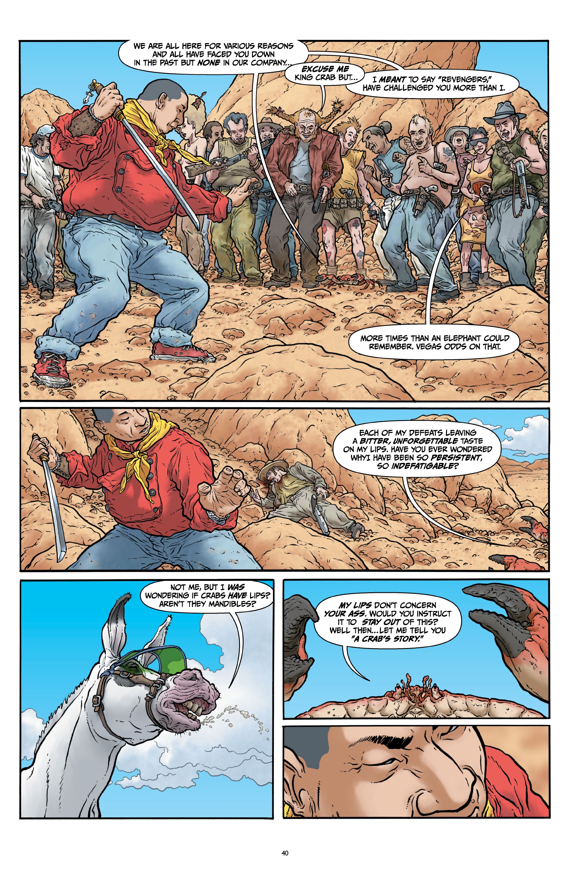 Read online Shaolin Cowboy comic -  Issue # _Start Trek (Part 1) - 31