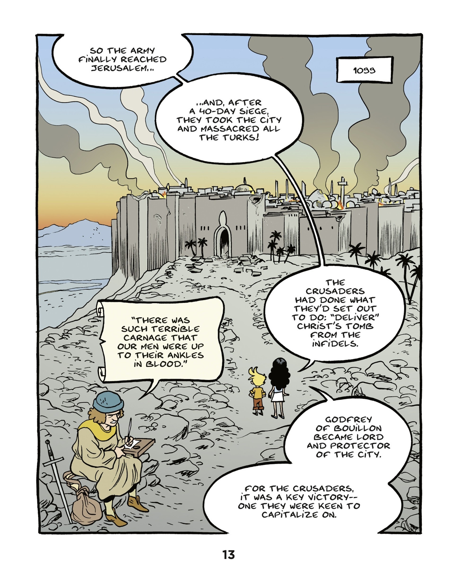 Read online On The History Trail With Ariane & Nino comic -  Issue #3 - 13