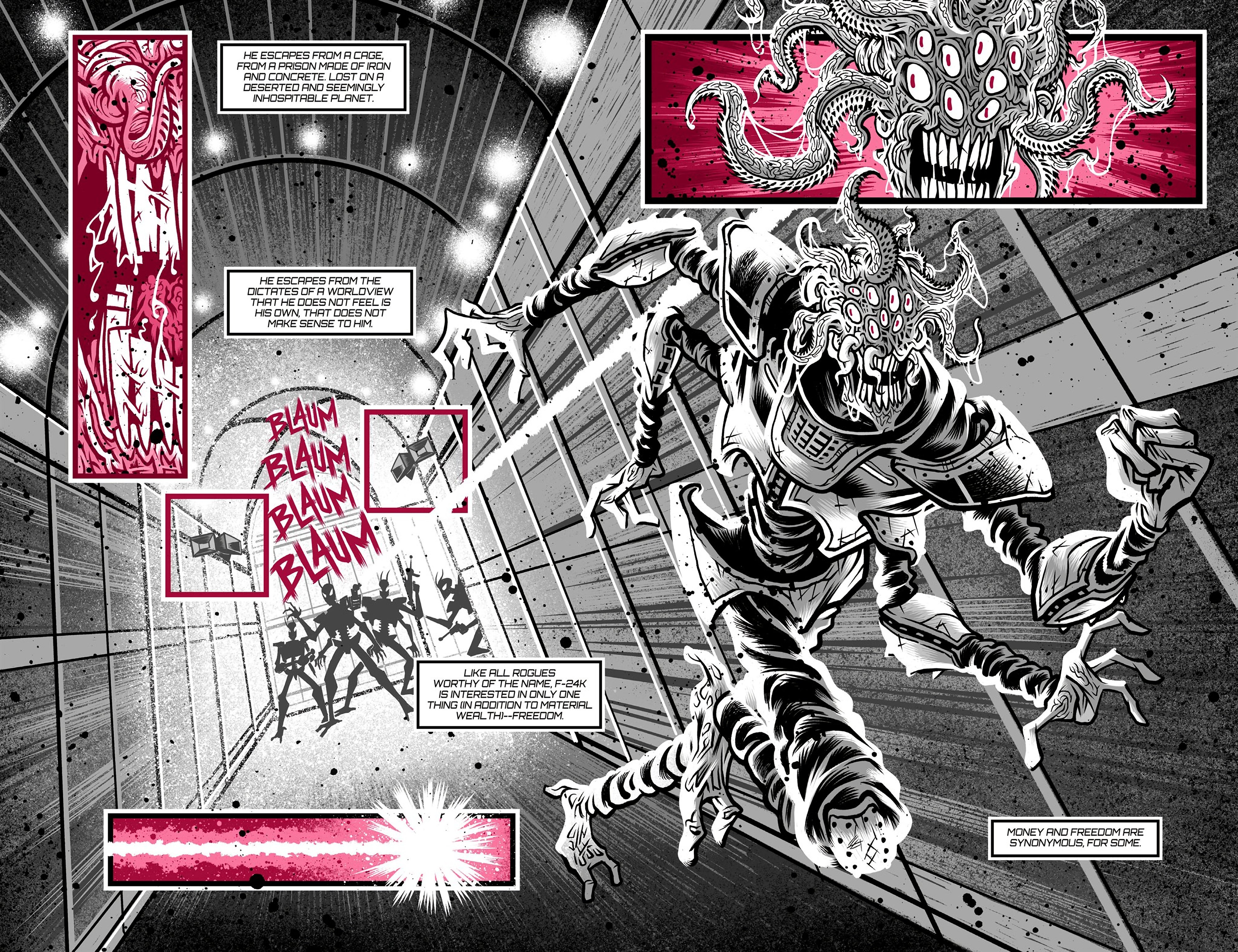 Read online Space Outlaws comic -  Issue #1 - 4