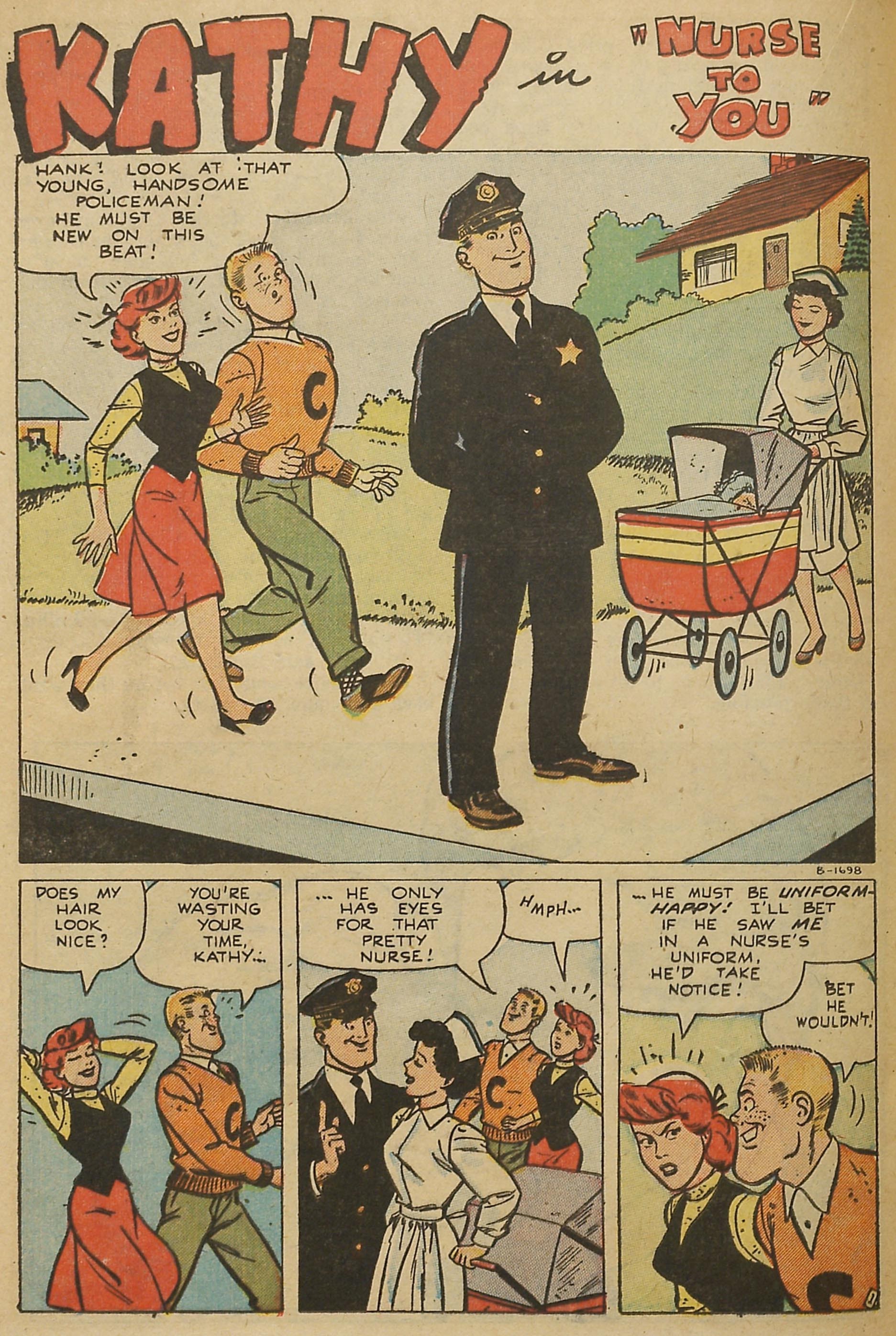 Read online Kathy (1949) comic -  Issue #16 - 20